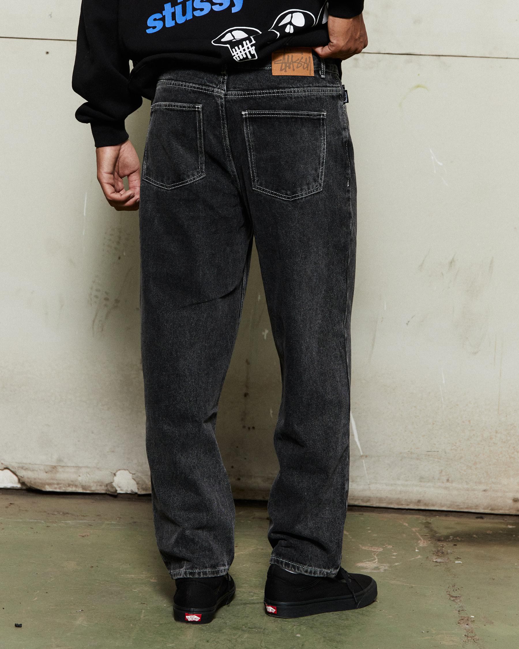 Shop Stussy Big Ol Jeans In Black - Fast Shipping & Easy Returns - City ...