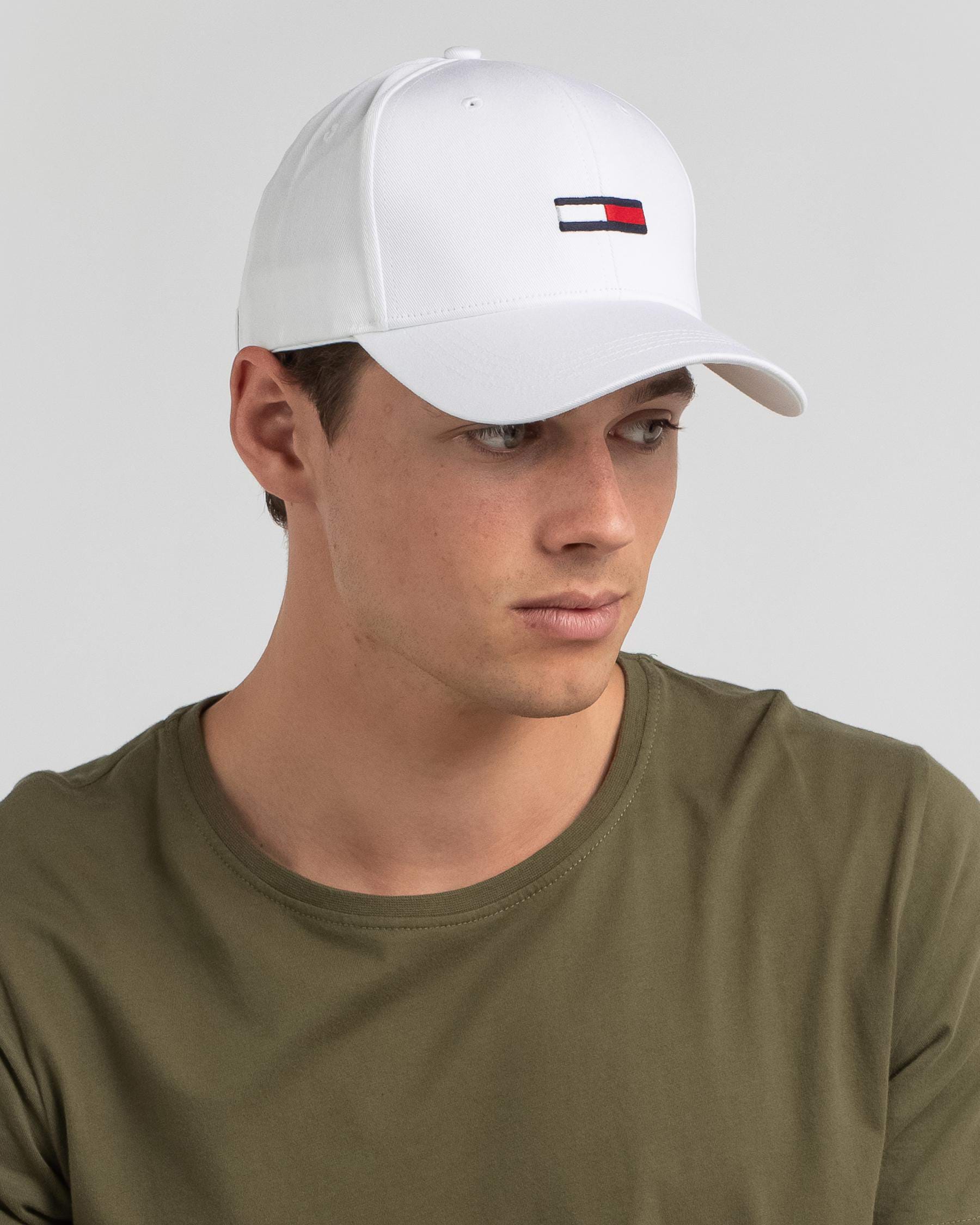 Tommy Hilfiger TJM Flag Cap - States City & Easy FREE* Shipping In Returns United White Beach 