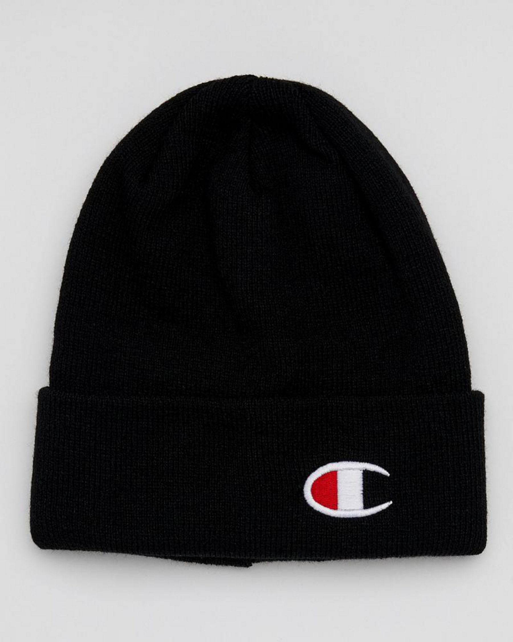 Shop Champion Girls' C Logo Beanie In Black - Fast Shipping & Easy ...