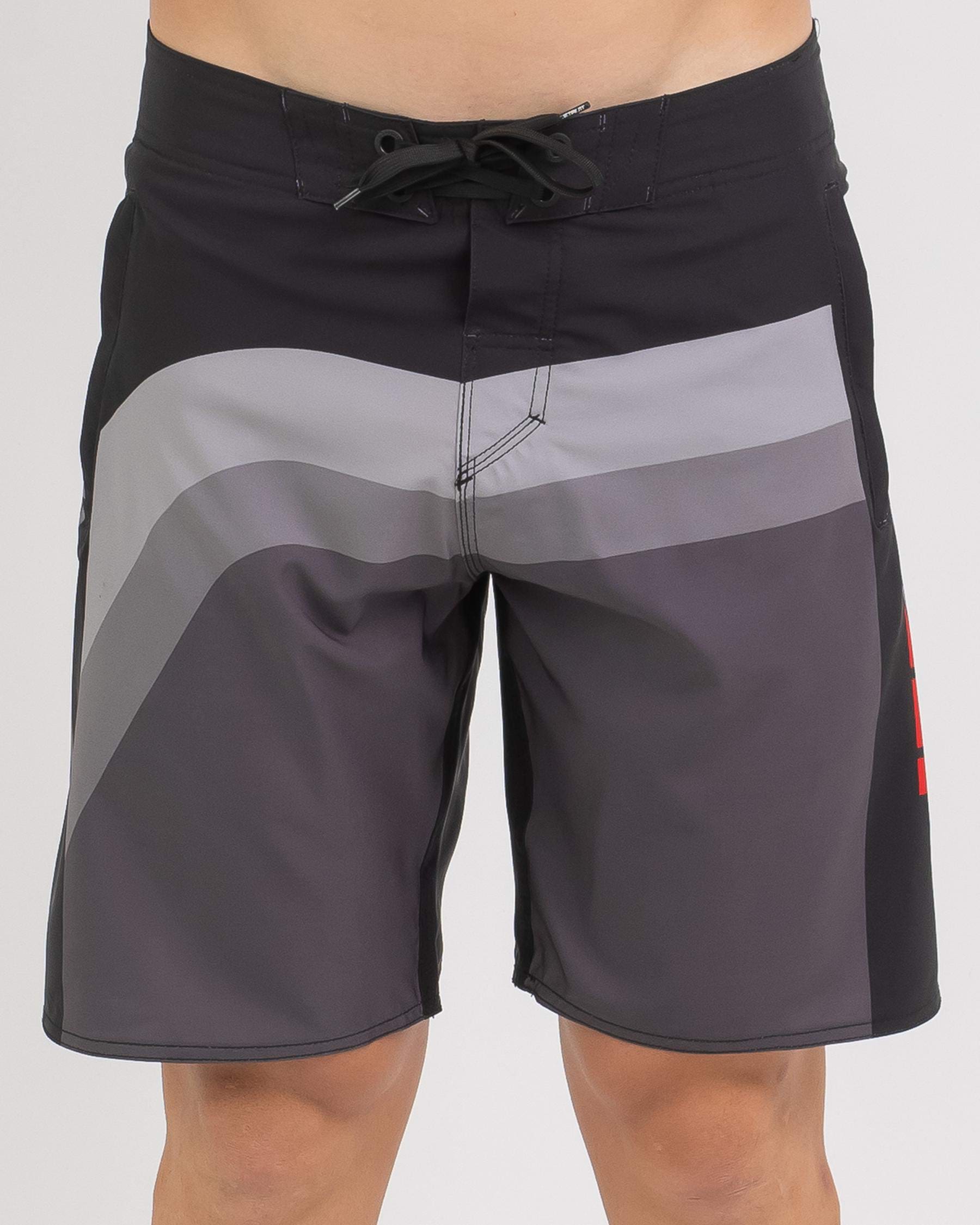 Shop Jetpilot Splicer Board Shorts In Black/red - Fast Shipping & Easy ...