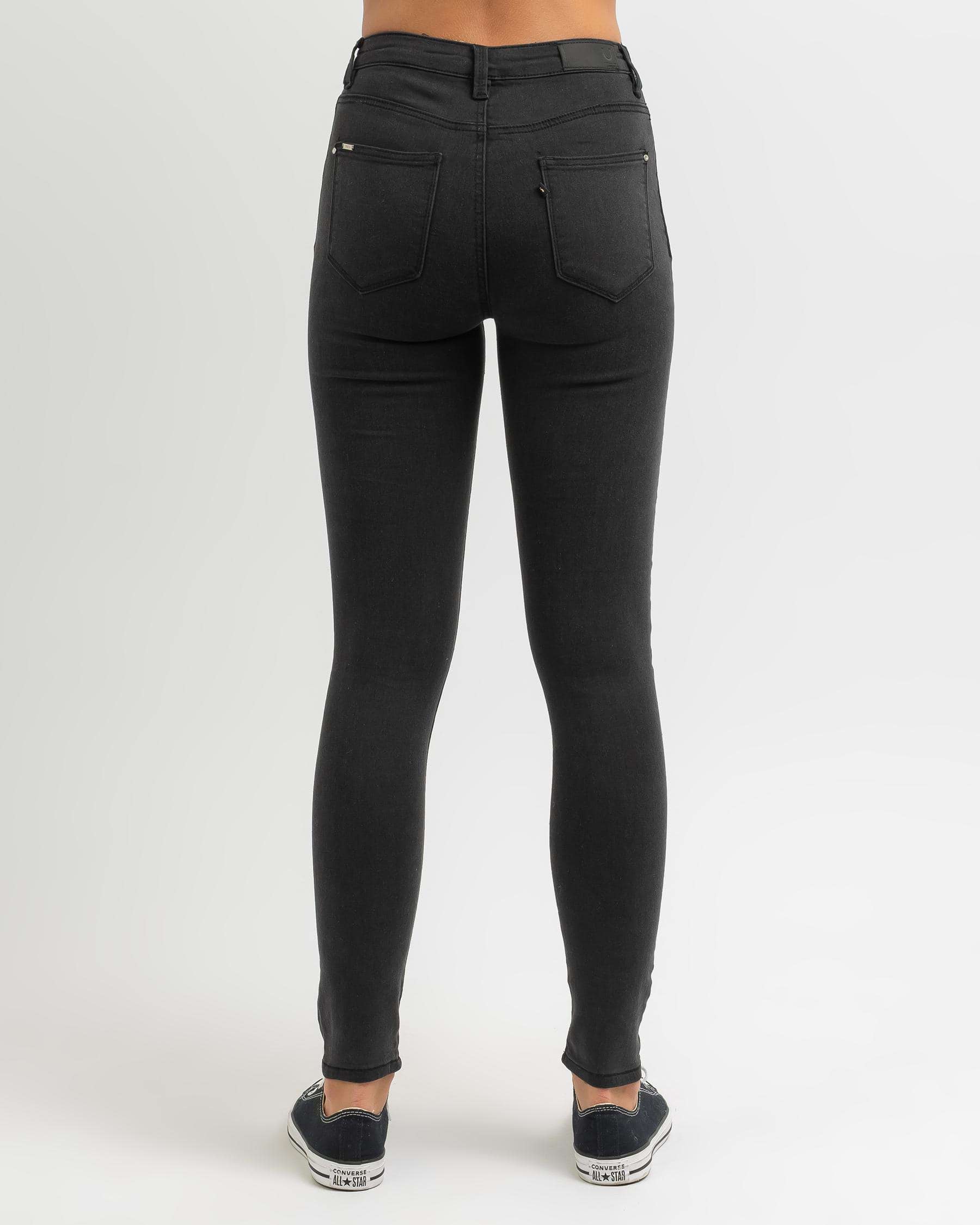 Shop Used Stafford Jegging In Washed Black - Fast Shipping & Easy ...