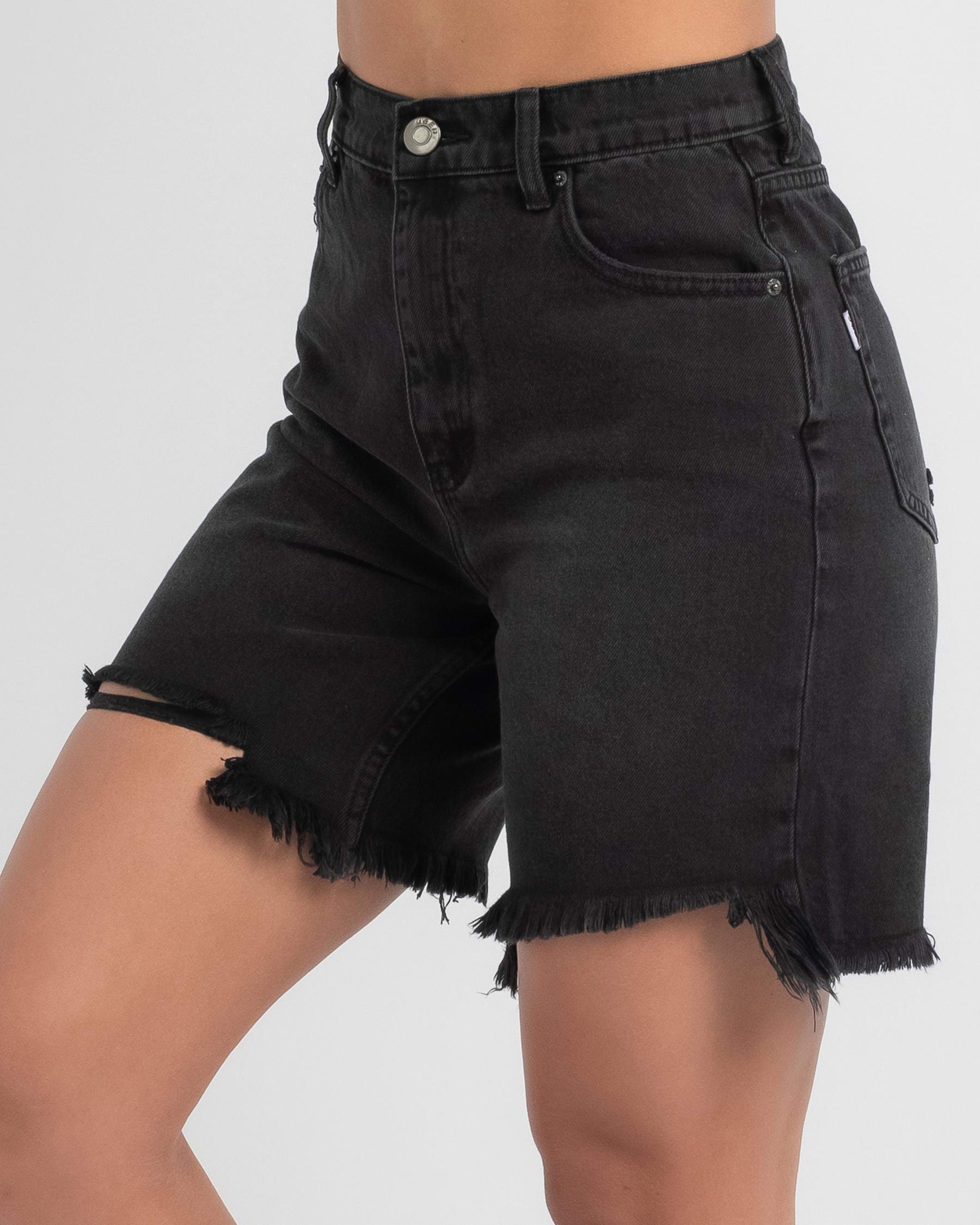 Shop Used Killer Shorts In Washed Black - Fast Shipping & Easy Returns ...