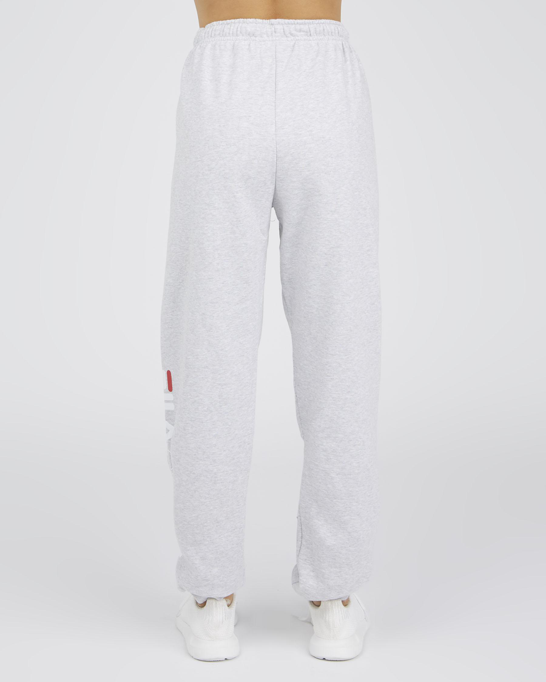 Fila City Emily Track Pants In Light Grey Marle Fast Shipping