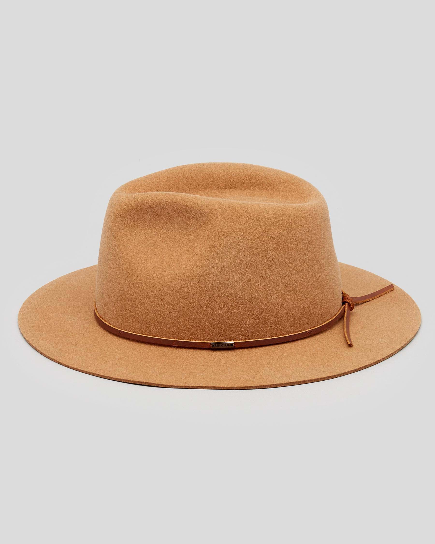 Brixton Wesley Felt Hat In Lion - Fast Shipping & Easy Returns - City ...