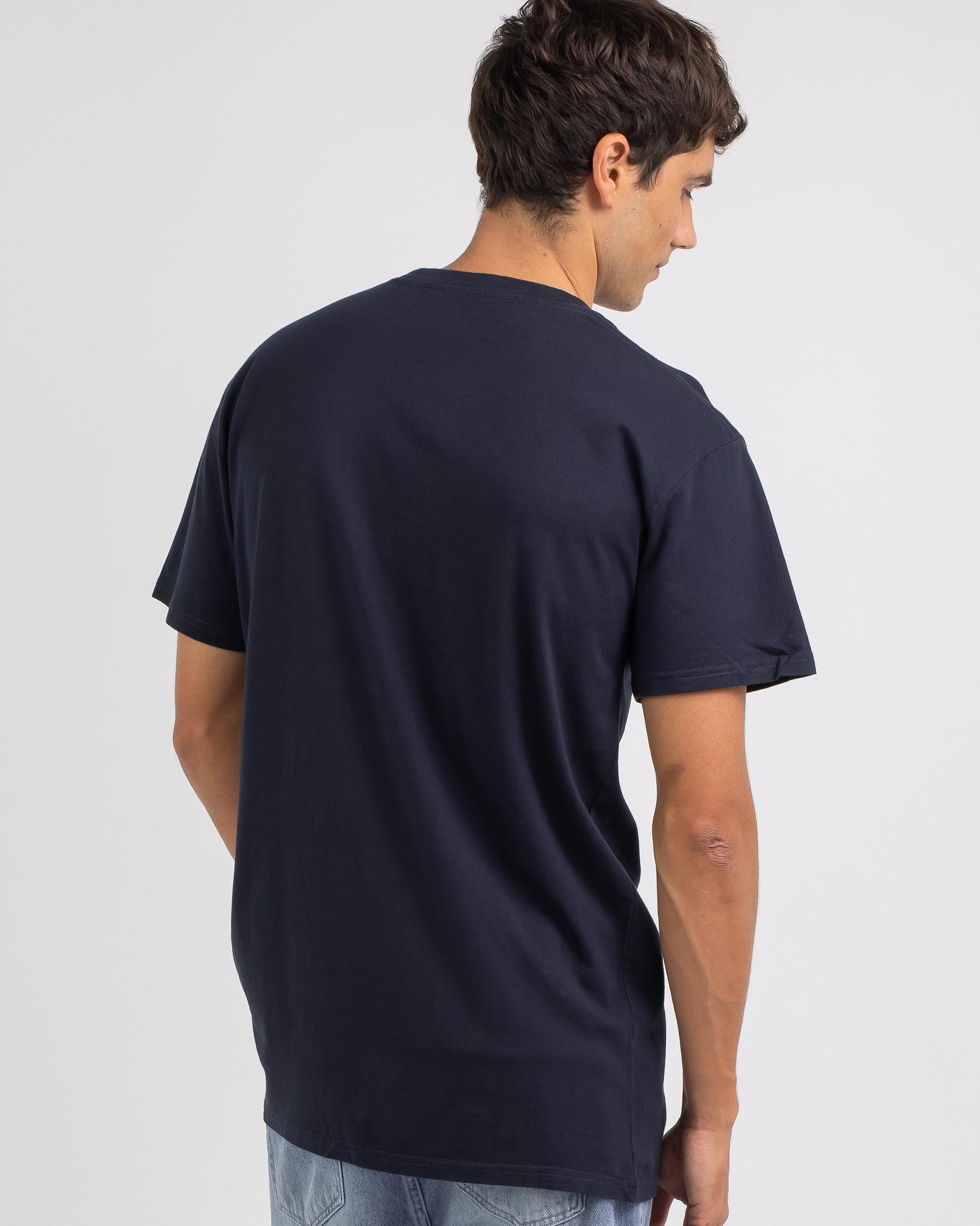 Shop Rusty Short Cut T-Shirt In Navy Blue - Fast Shipping & Easy ...