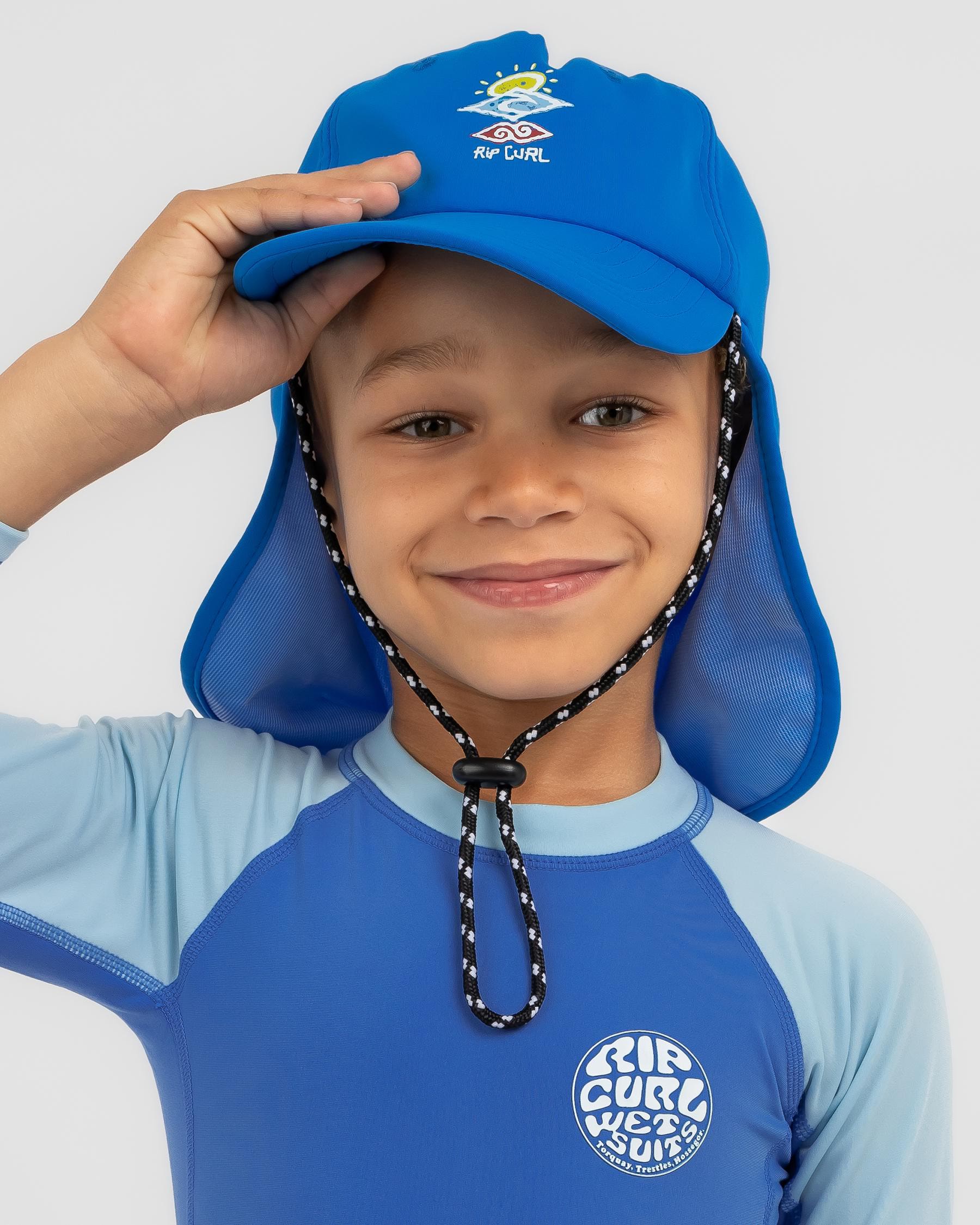 Rip Curl Toddlers' Shred Beach Bucket Hat In Blue - FREE* Shipping