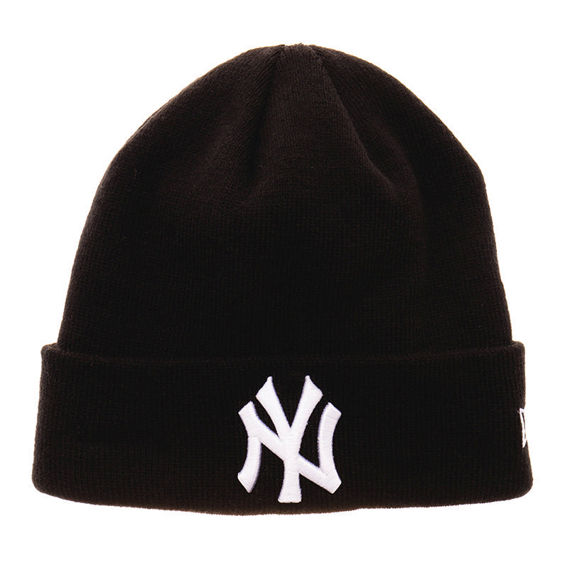 New Era NY Yankees Beanie In Black/white - Fast Shipping & Easy Returns ...