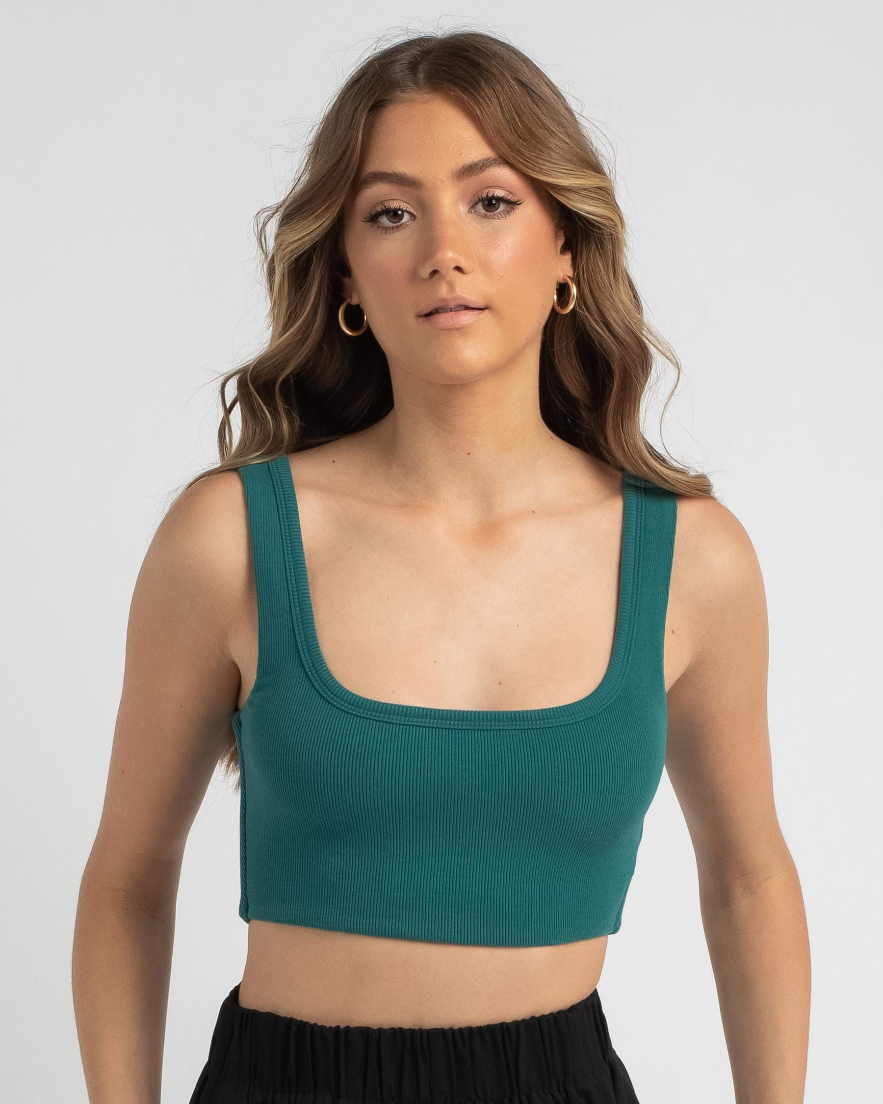 Shop Ava And Ever True Affection Top In Teal Fast Shipping & Easy