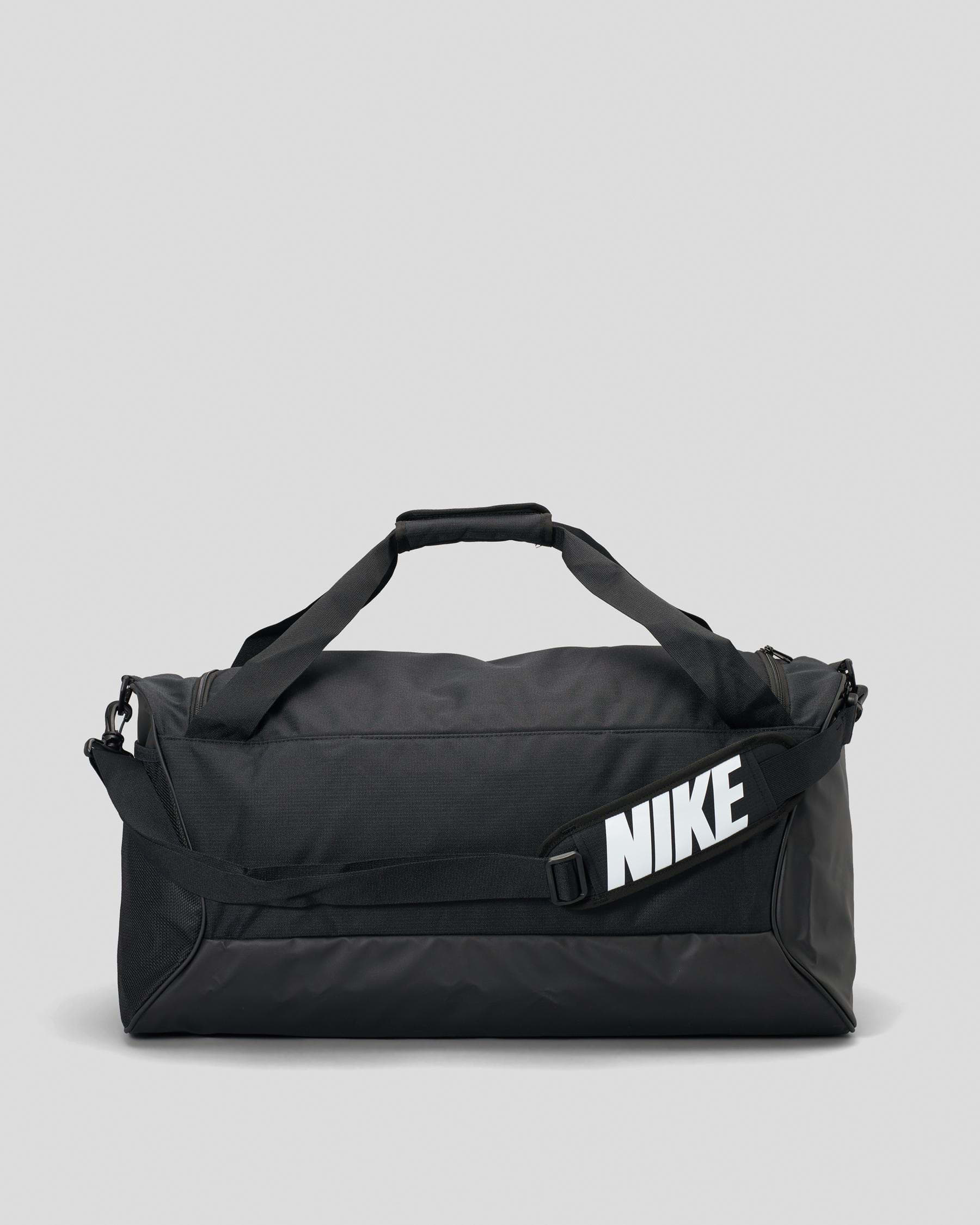 Nike Brasilia 9.5 Duffle Bag In Black/black/white - FREE* Shipping & Easy  Returns - City Beach United States