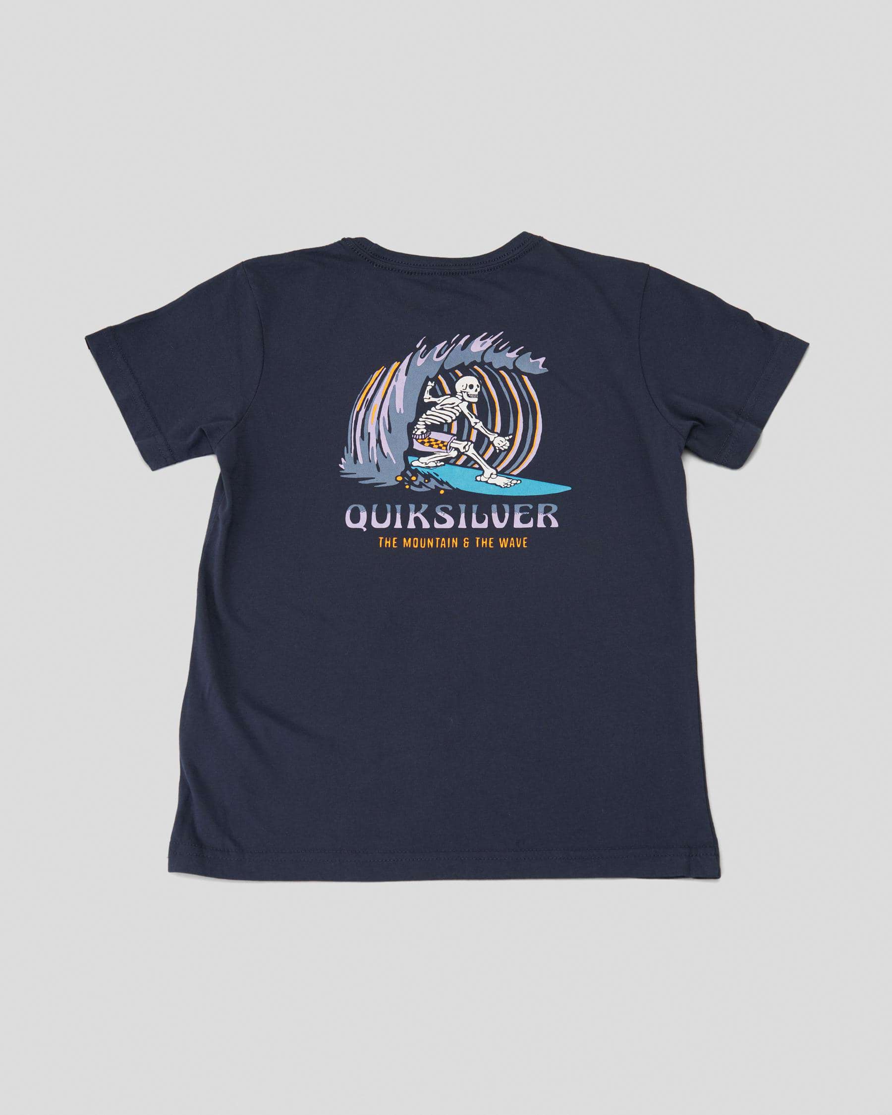 Shop Quiksilver Toddlers' Summer Bliss T-Shirt In Navy Blazer - Fast ...