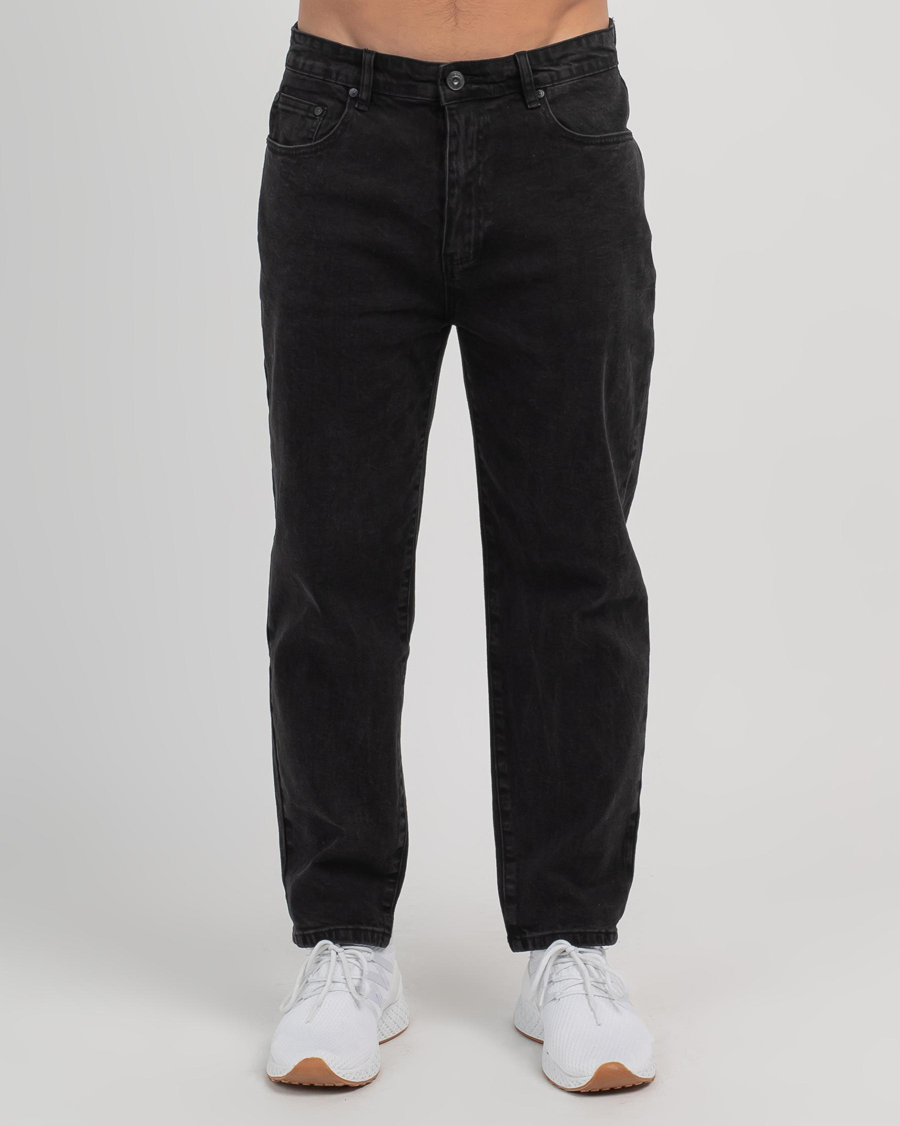Shop Lucid Charge Jeans In Washed Black - Fast Shipping & Easy Returns ...