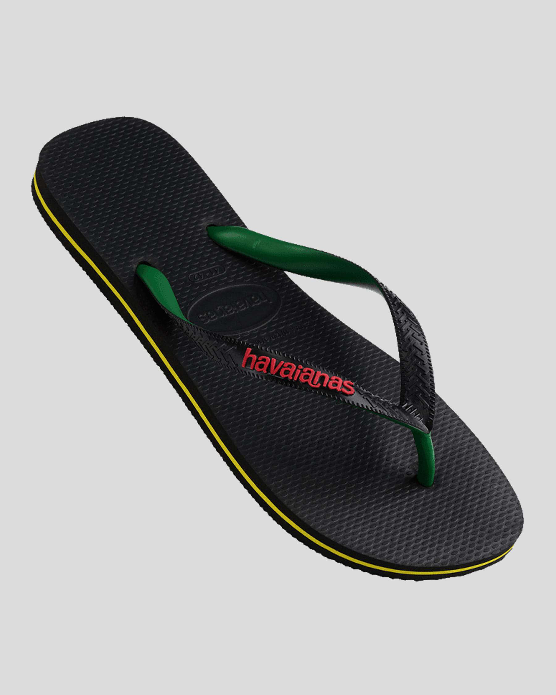 Rubber Logo Thongs - Kids-Teens by Havaianas Online, THE ICONIC
