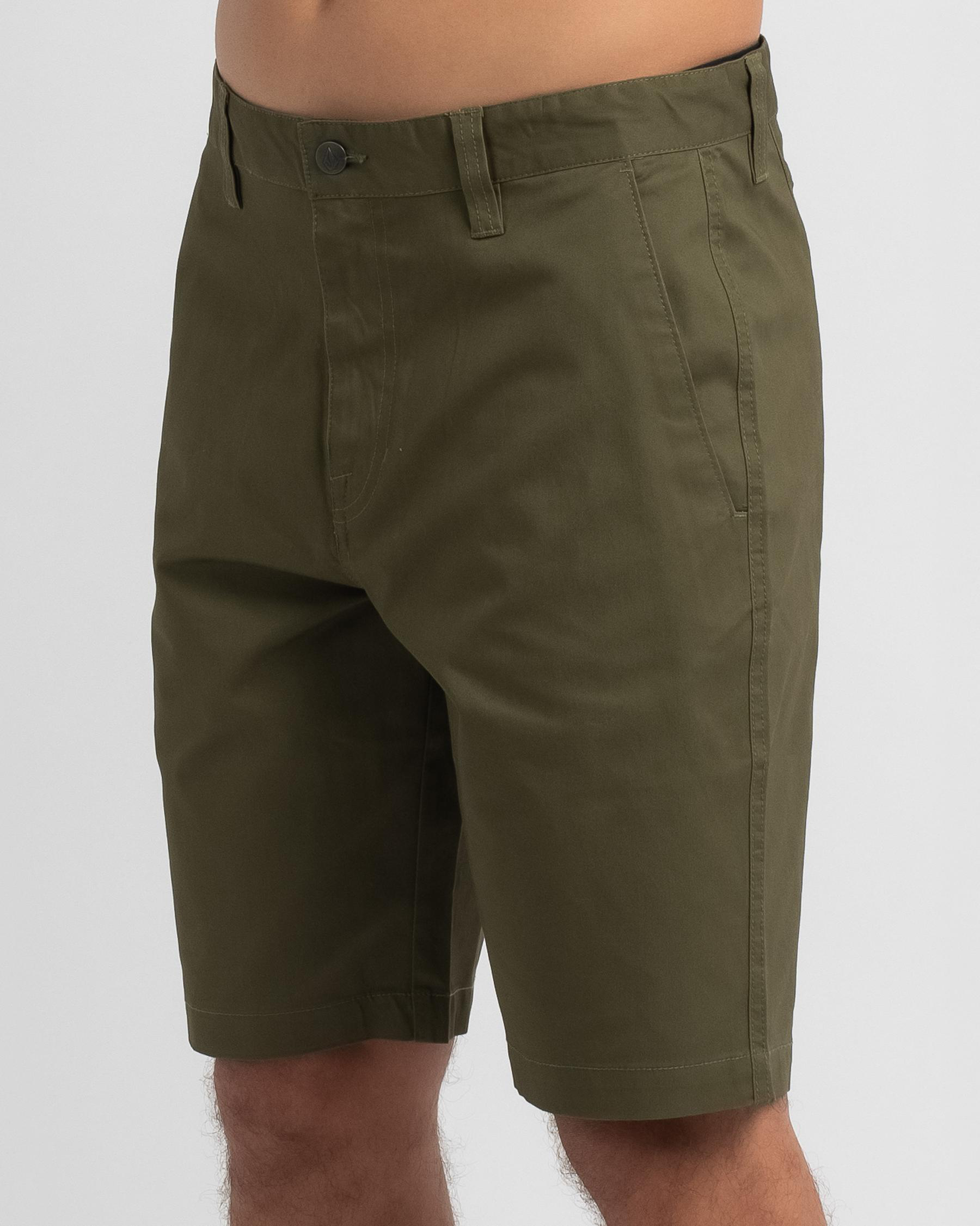 Shop Volcom Cleaver Shorts In Military - Fast Shipping & Easy Returns ...