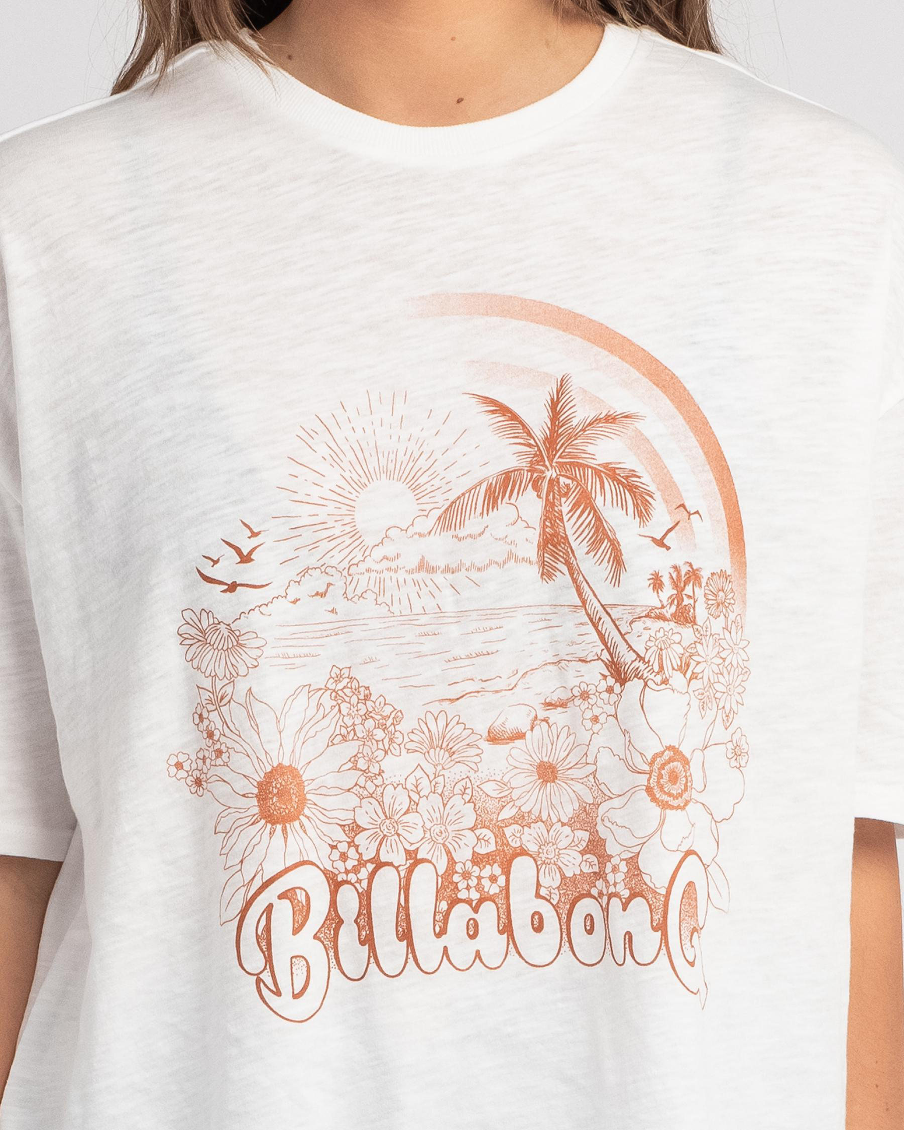 billabong rainbow waves tee