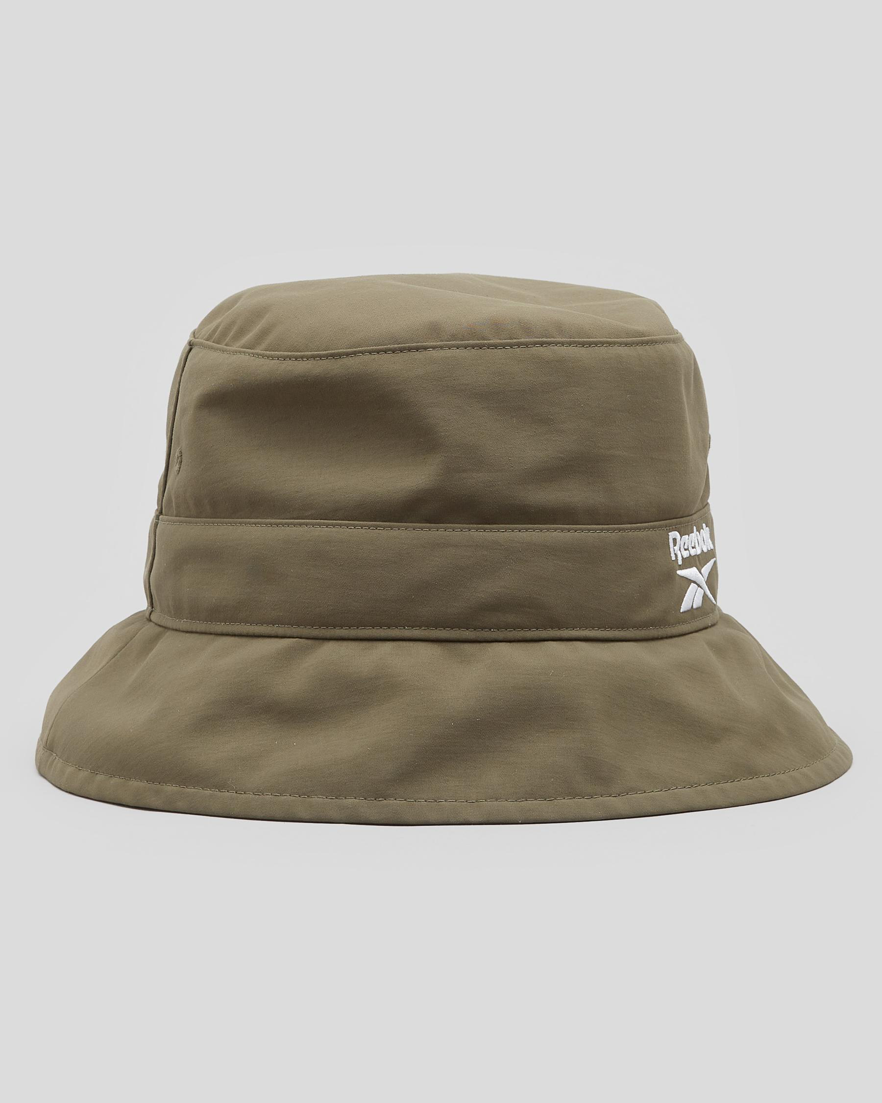 Reebok CL FO Bucket Hat In Army Green - Fast Shipping & Easy Returns ...