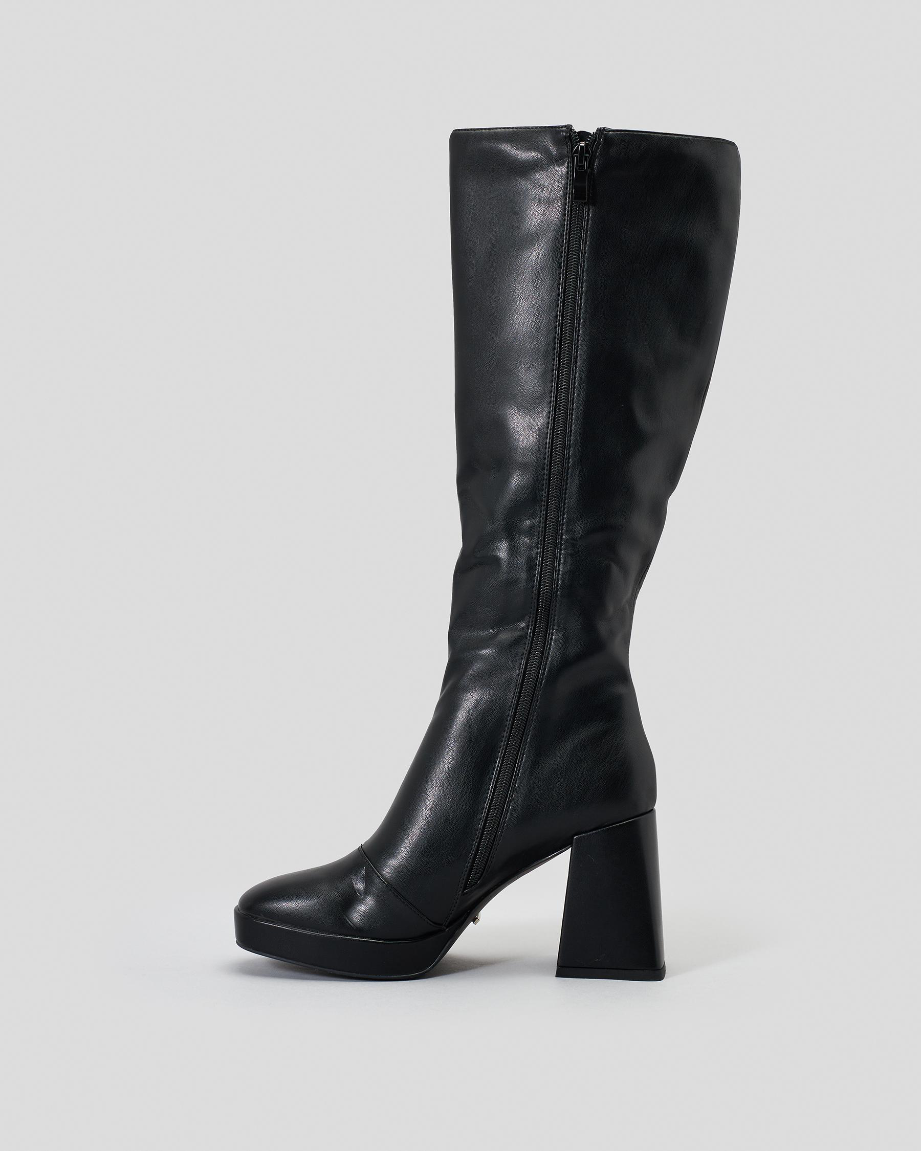 Ava And Ever Boulevard Boots In Black - Fast Shipping & Easy Returns ...