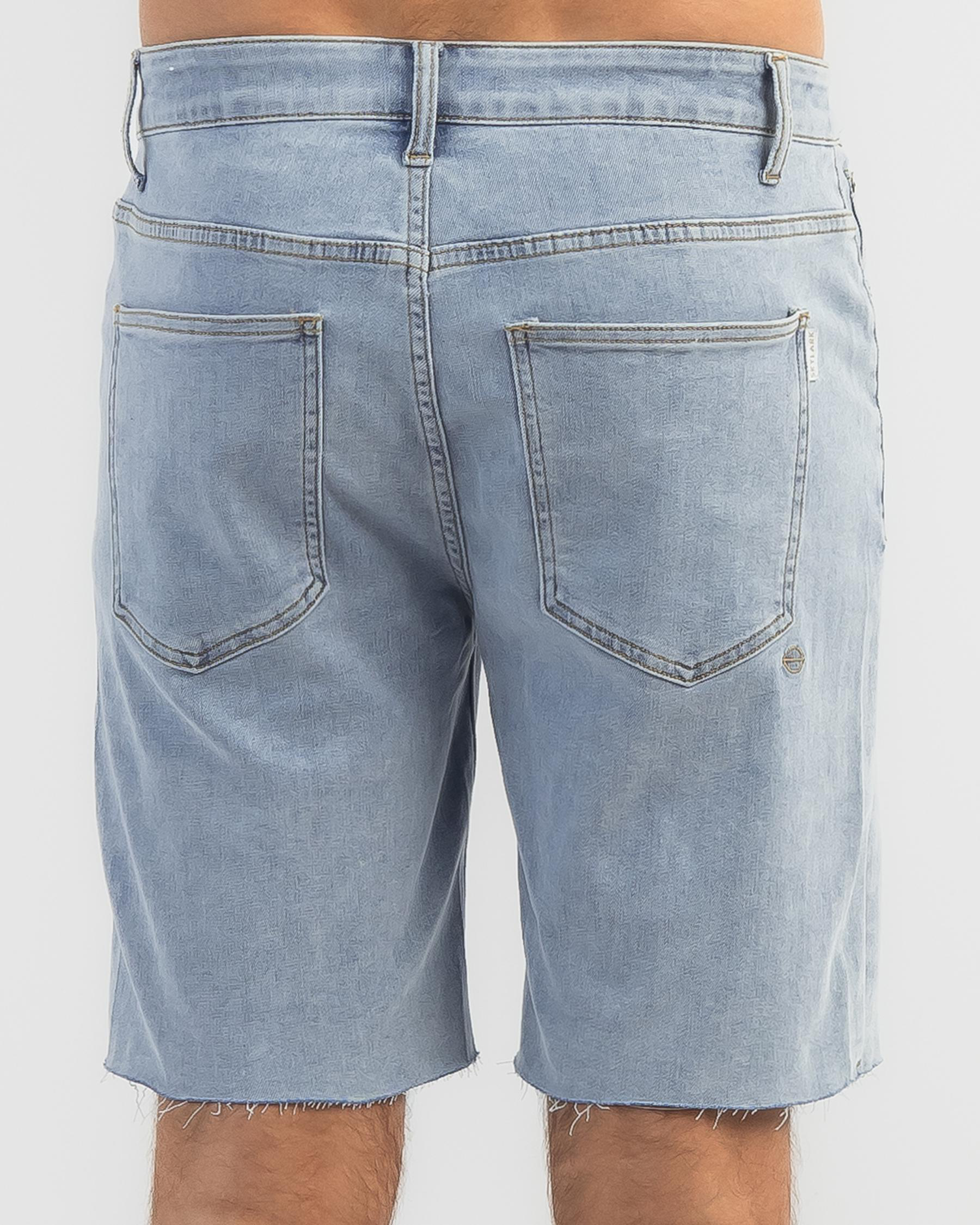 Shop Skylark Foresight Denim Shorts In Light Blue - Fast Shipping ...