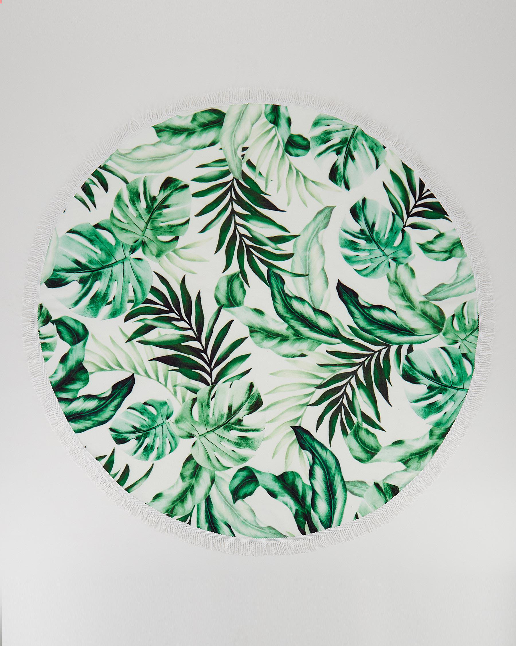 Kaiami Willow Round Towel In Green - Fast Shipping & Easy Returns ...