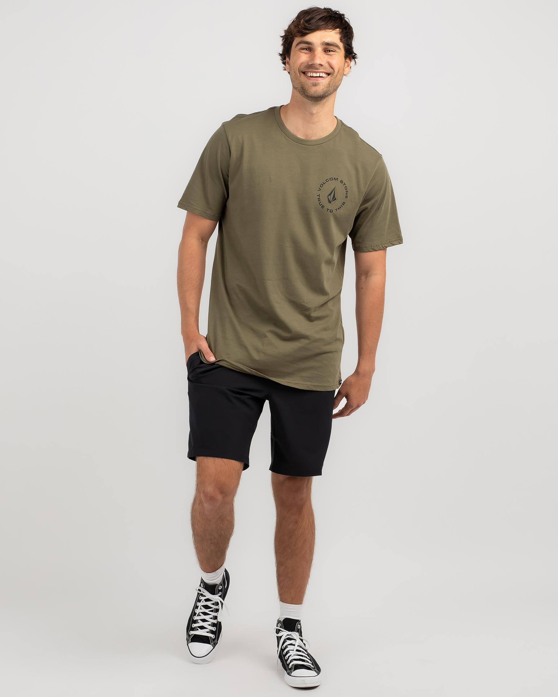 Shop Volcom Mangler T-Shirt In Wintermoss - Fast Shipping & Easy ...