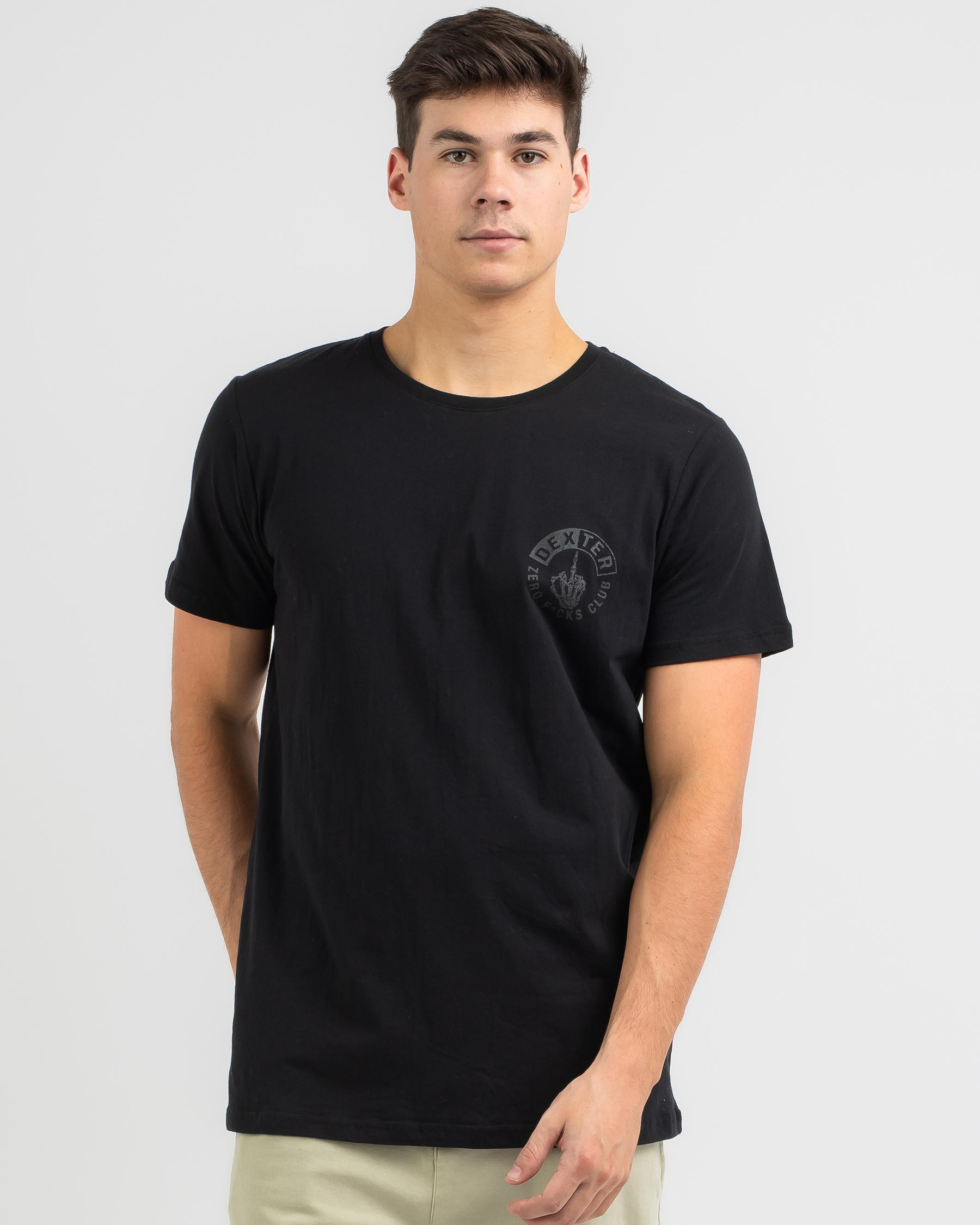 Shop Dexter Augmented T-Shirt In Black - Fast Shipping & Easy Returns ...