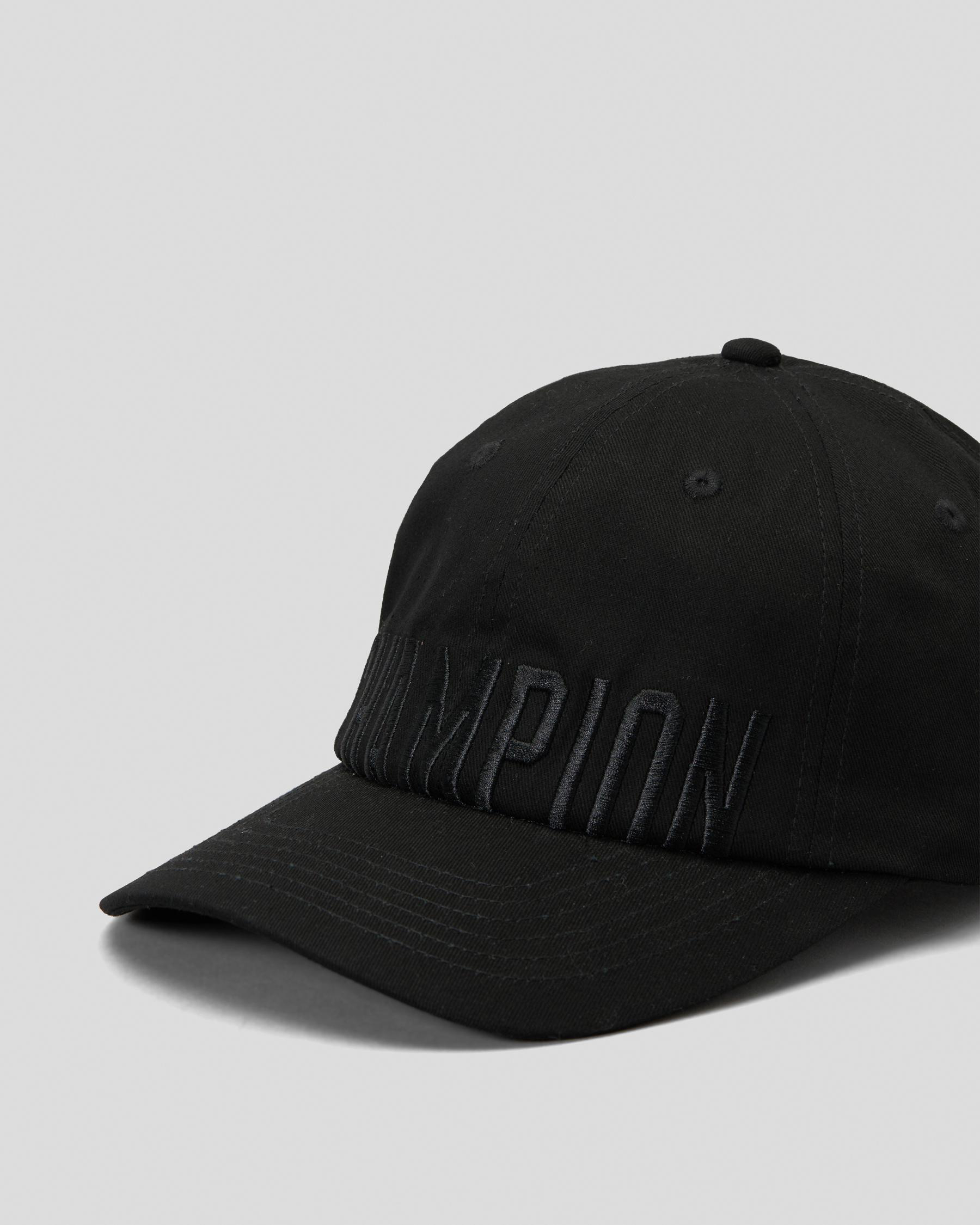 Shop Champion Rochester Cap In Black - Fast Shipping & Easy Returns ...