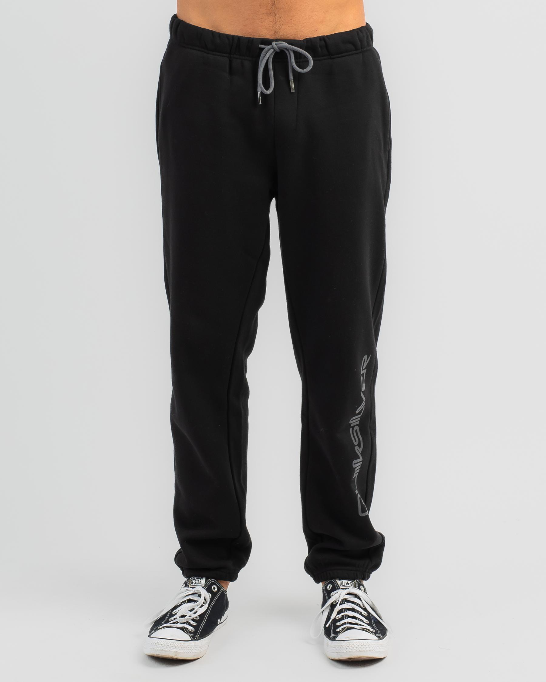 Quiksilver Screen Track Pants In Black - Fast Shipping & Easy Returns ...