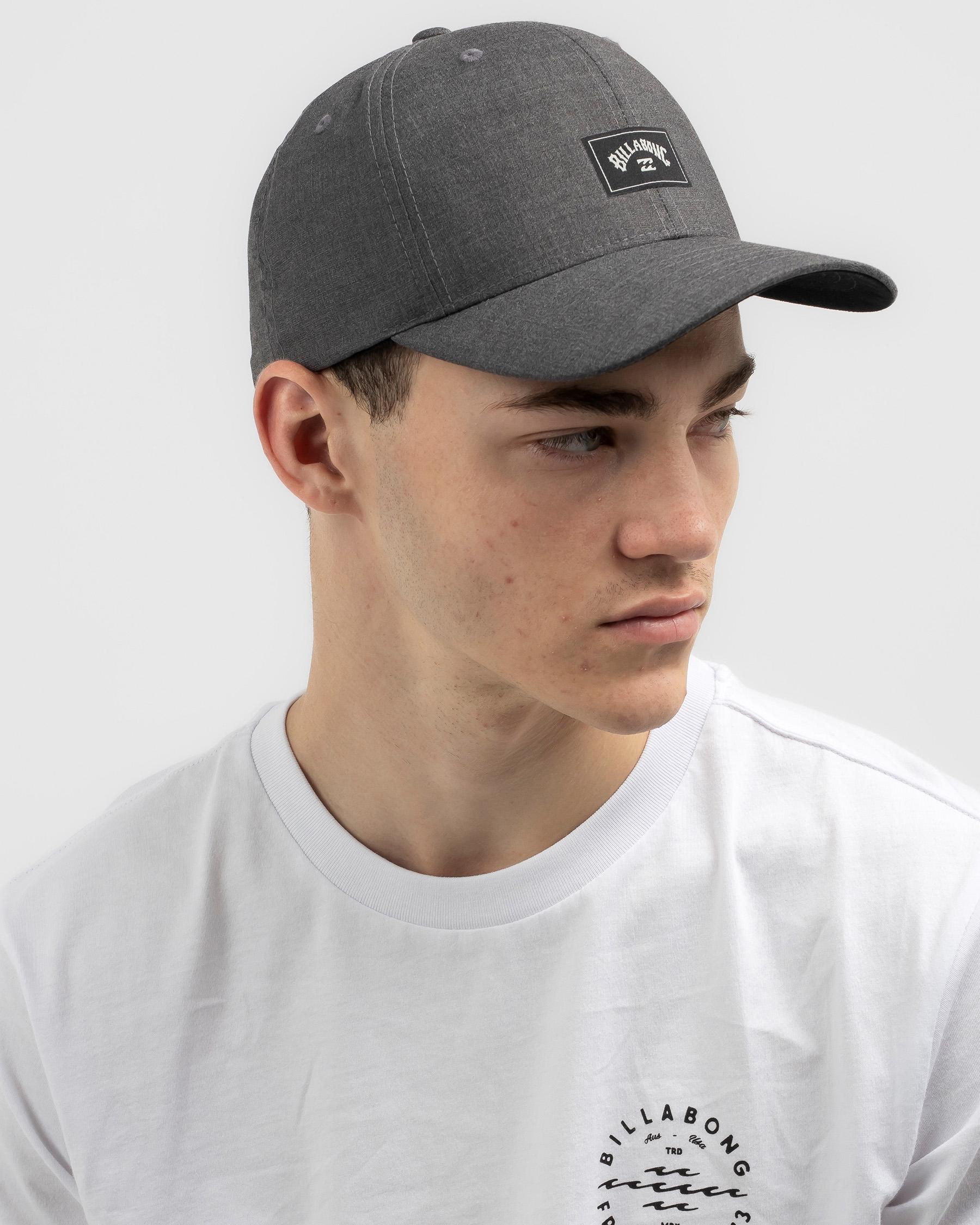 Shop Billabong ADIV Flexfit 110 Cap In Grey Heather - Fast Shipping ...