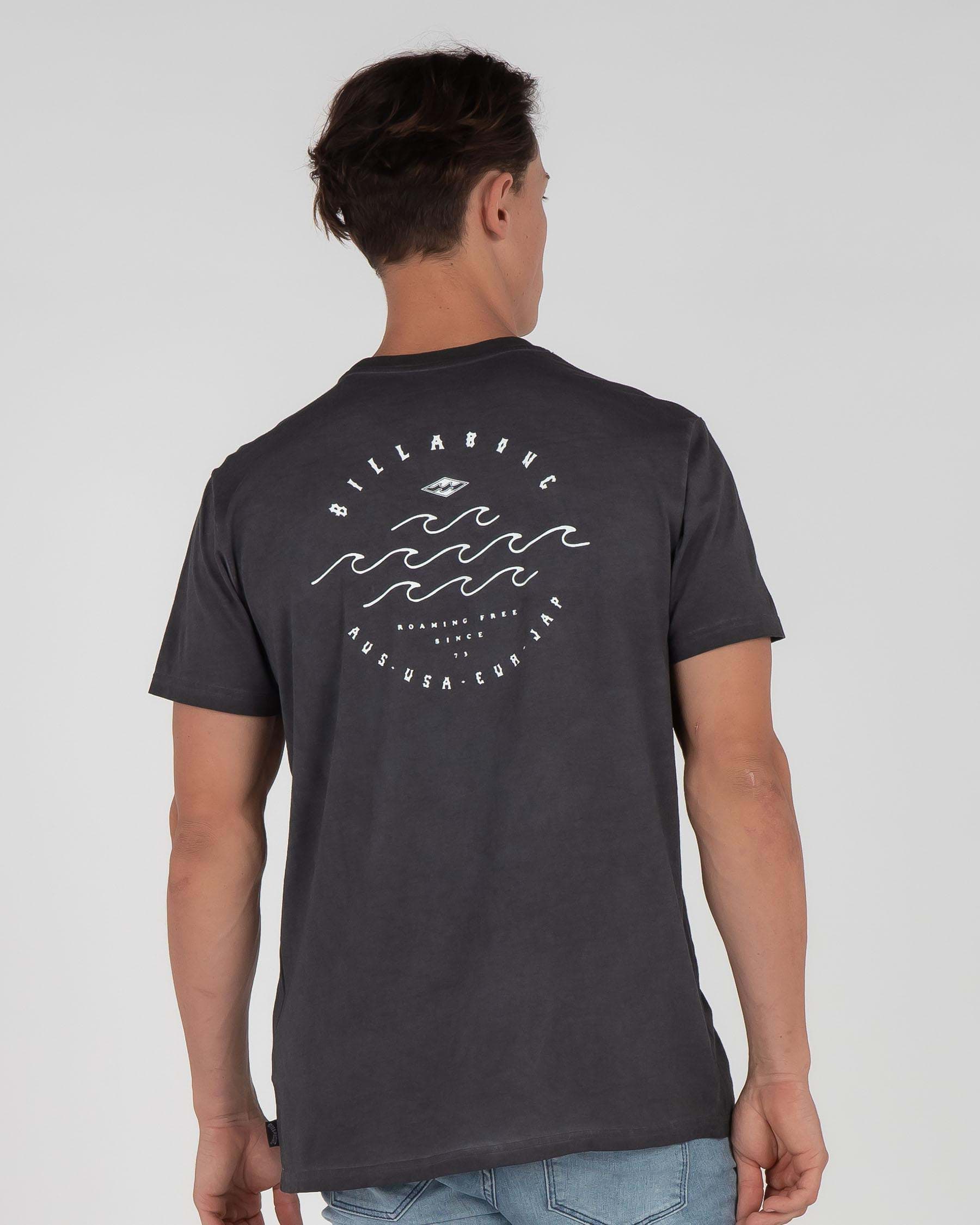 Shop Billabong Big Wave Dave T-Shirt In Black - Fast Shipping & Easy ...