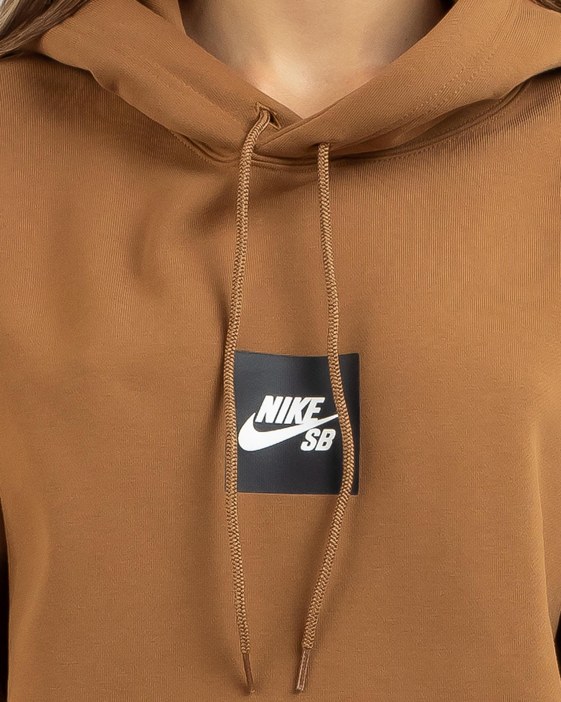 Nike SB Box Logo Hoodie - Brown