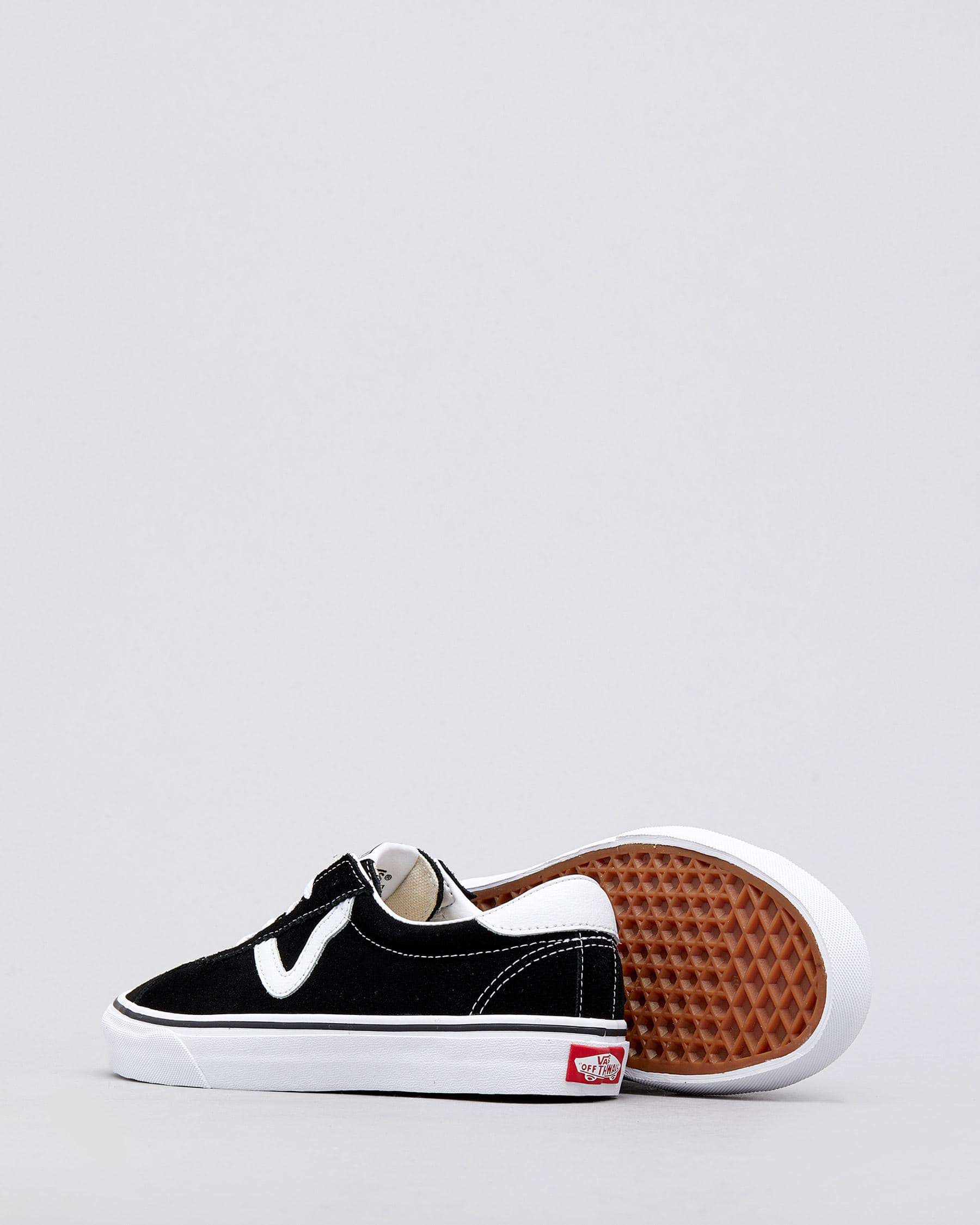 Shop Vans Sport Shoes In (suede) Black - Fast Shipping & Easy Returns ...