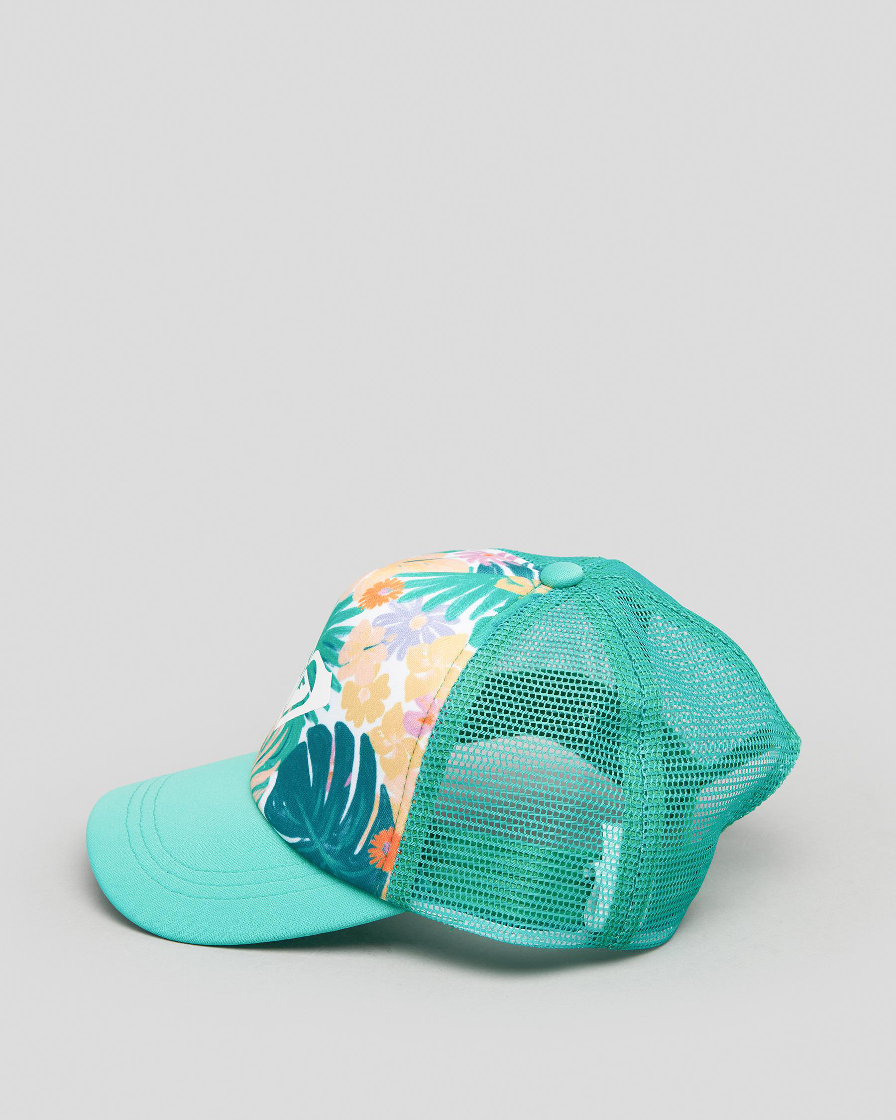 Roxy Toddlers\' Sweet Emotion Trucker - Cap Shipping Tropical Returns City Mint In United States Trails Beach & Easy FREE* 
