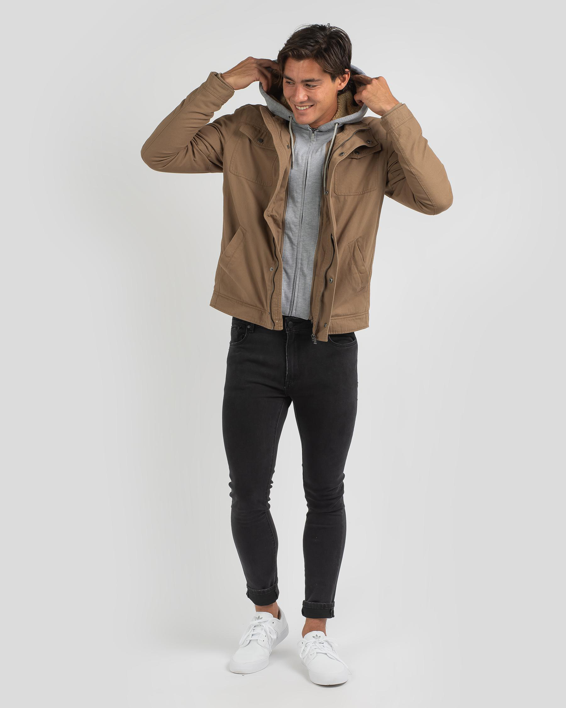 Shop Jacks Deep Jacket In Tan - Fast Shipping & Easy Returns - City ...