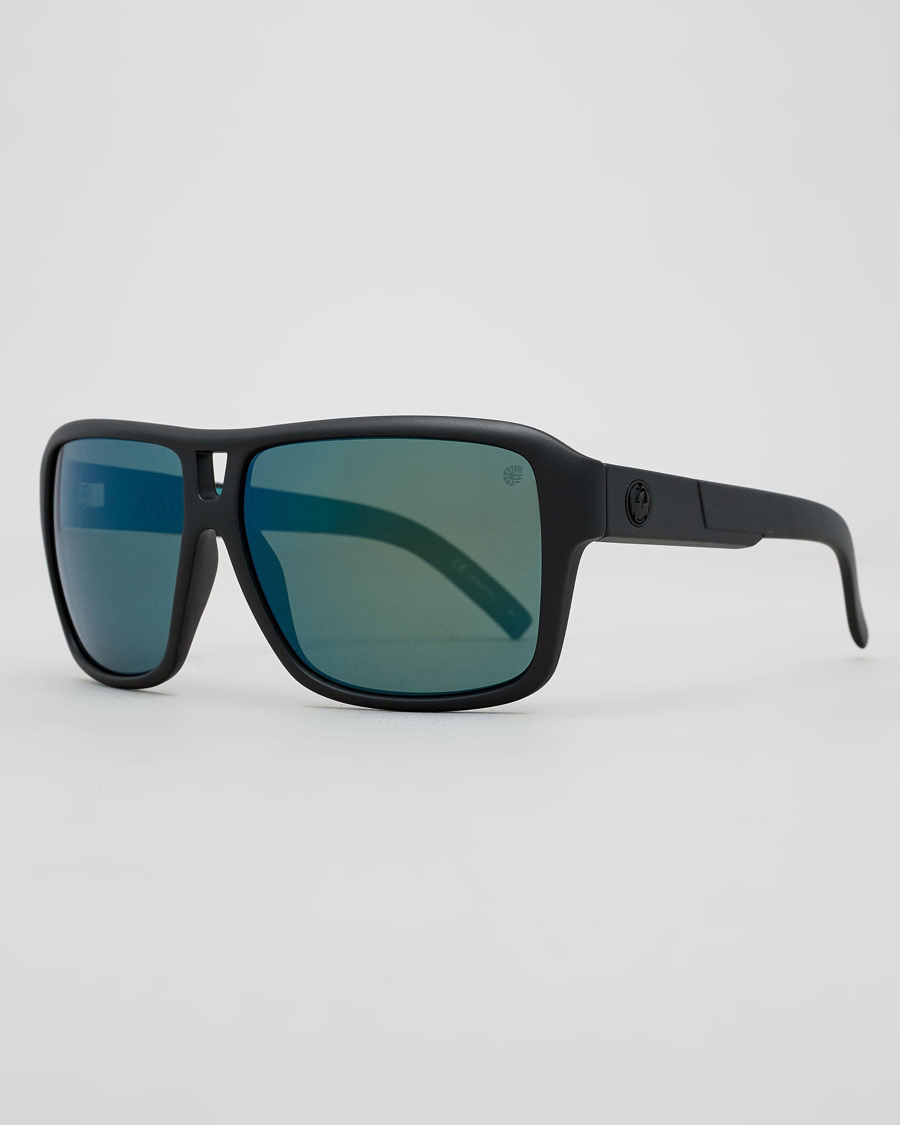 Dragon Alliance The Jam Polarized Sunglasses In Matte Blk/petrol Polar ...