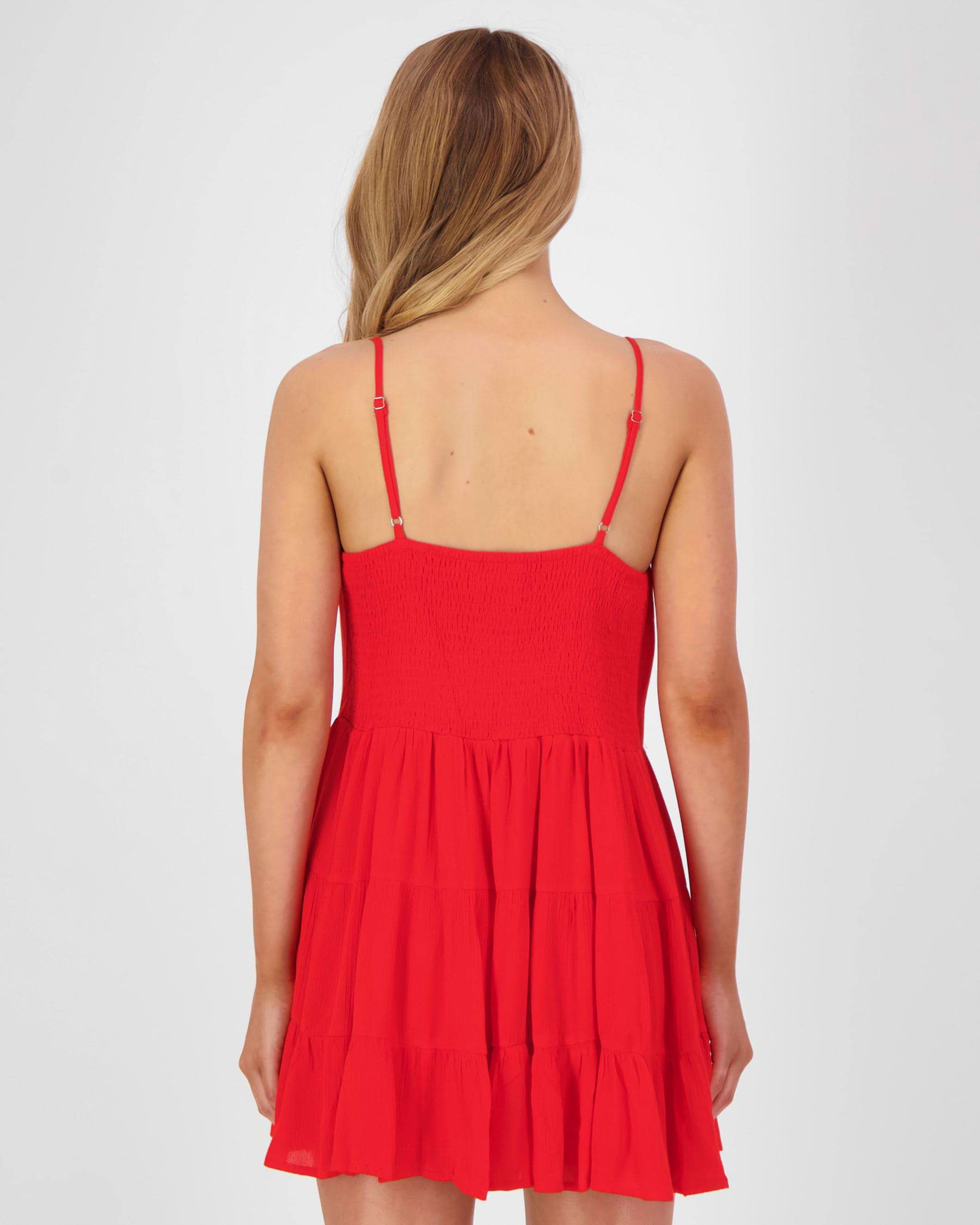 Shop Mooloola Iris Dress In Red - Fast Shipping & Easy Returns - City ...