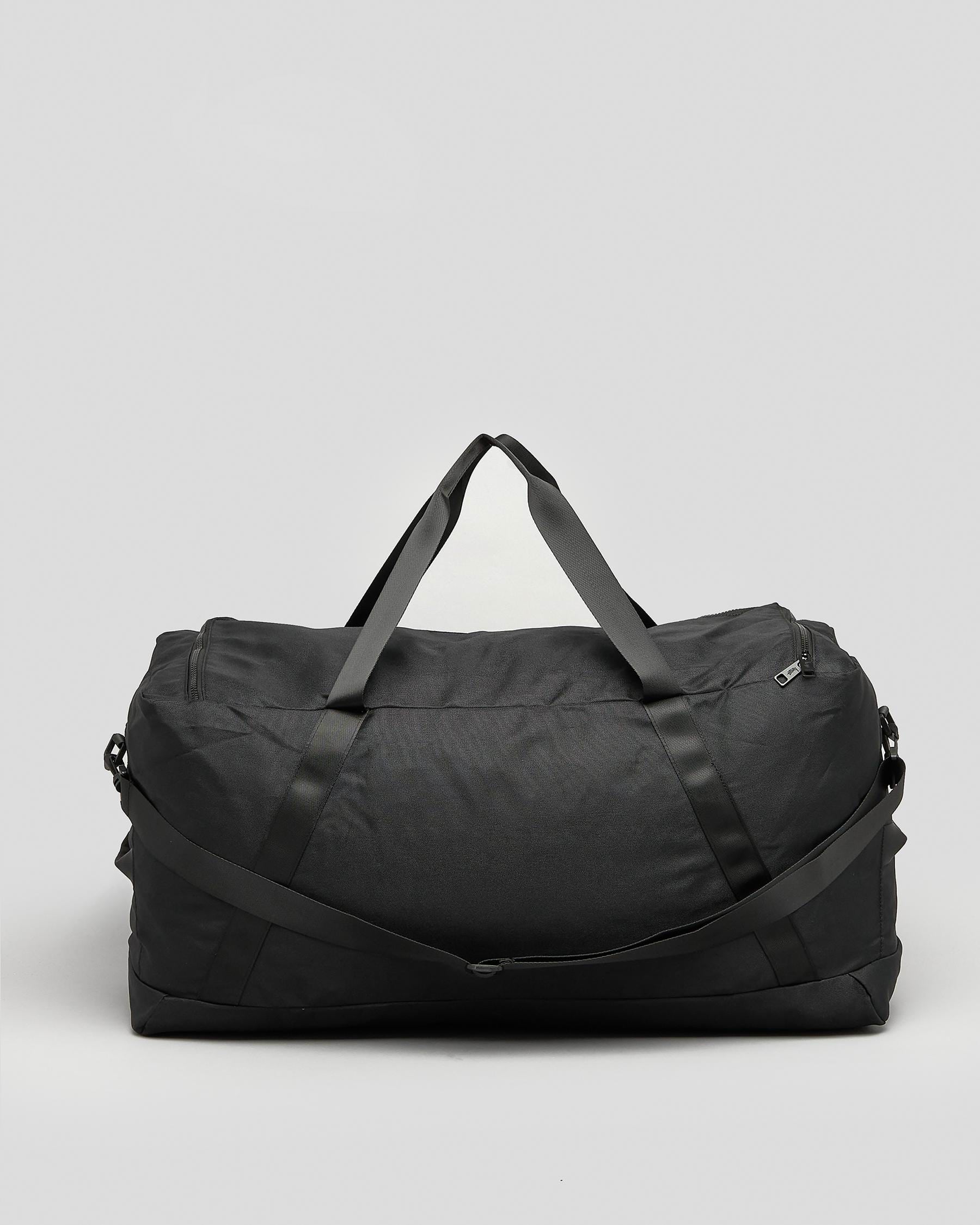 Shop Stussy Italic Travel Bag In Black - Fast Shipping & Easy Returns ...