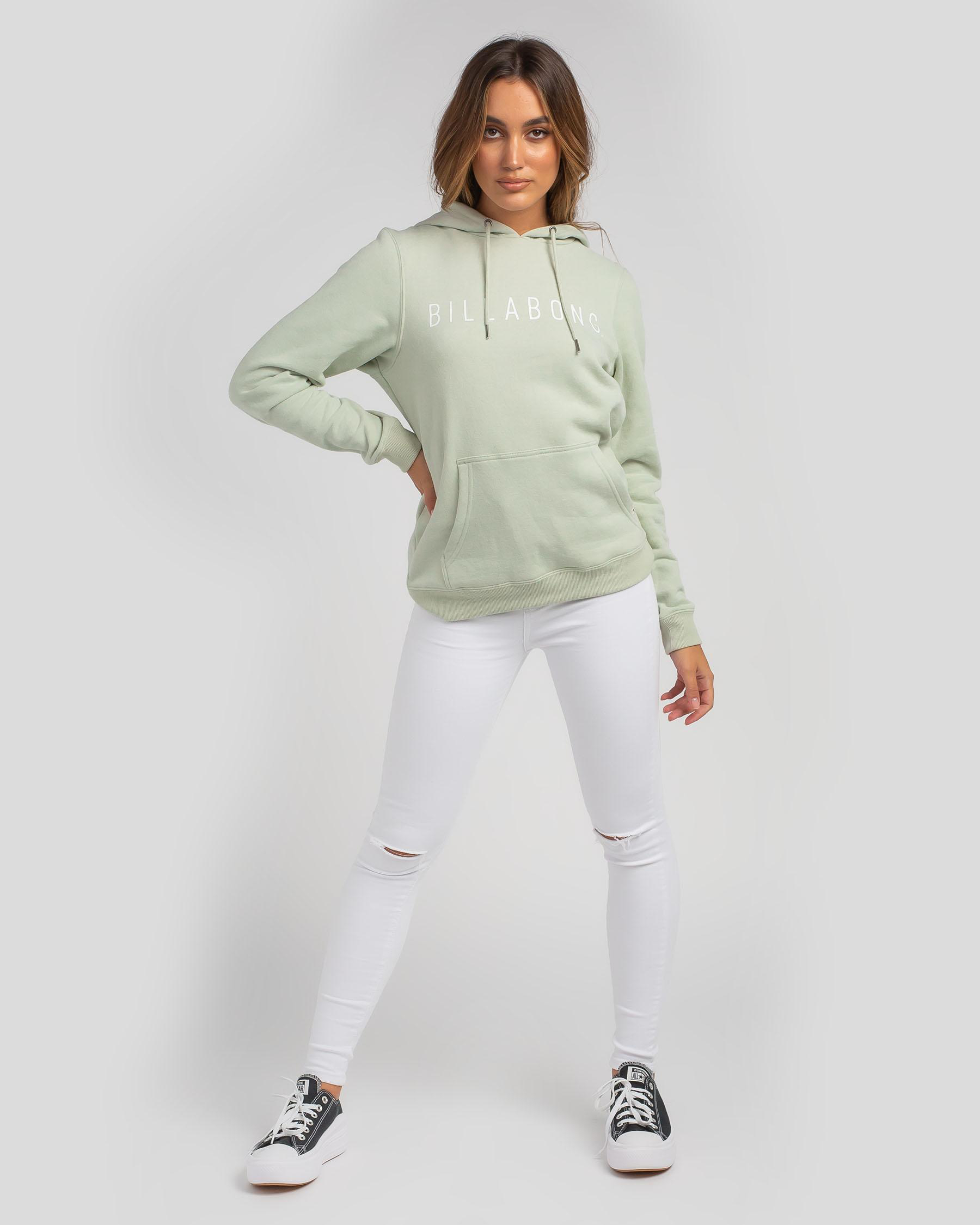 Shop Billabong Rebellion Hoodie In Mineral Green - Fast Shipping & Easy ...