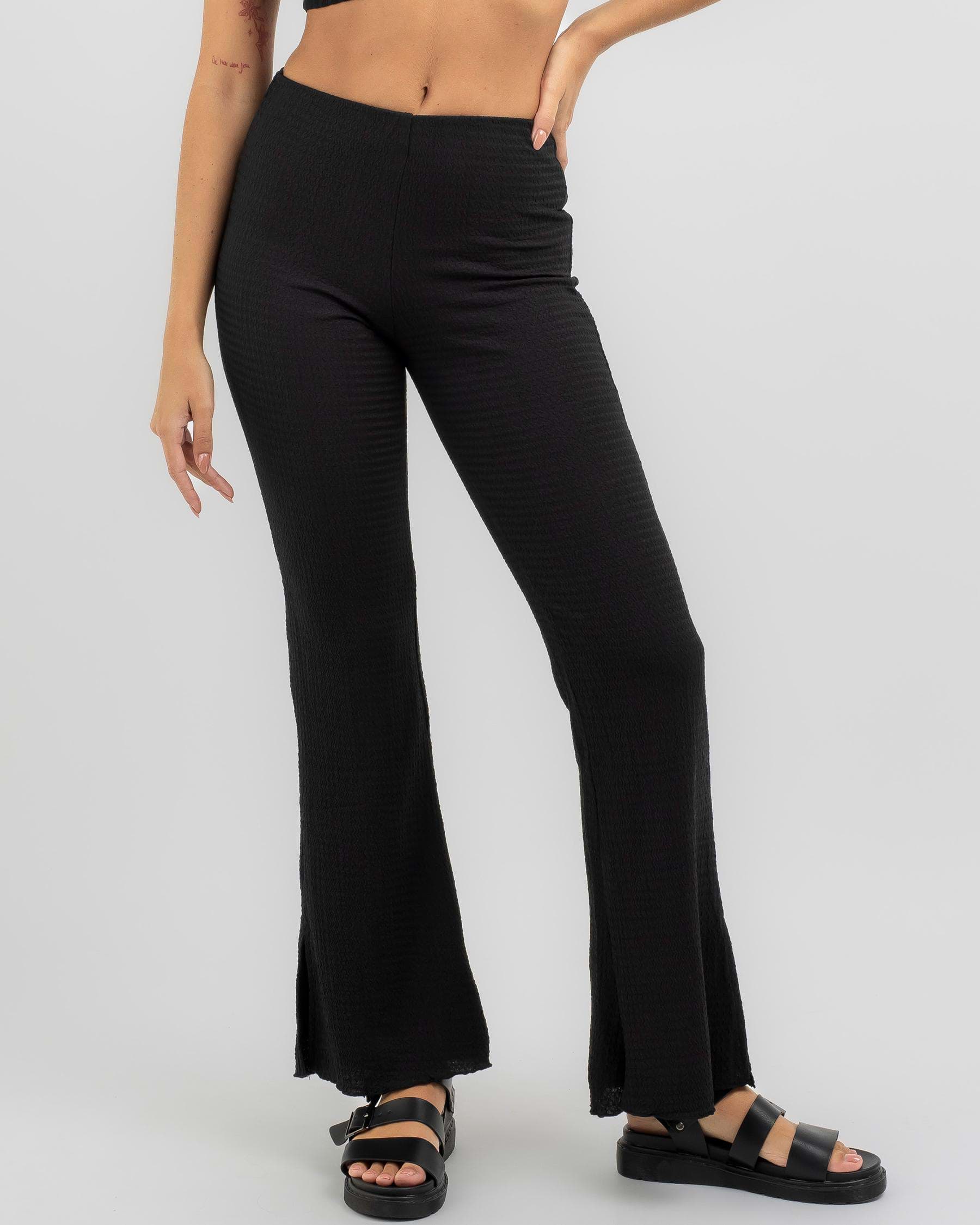 Shop Mooloola Belle Lounge Pants In Black - Fast Shipping & Easy ...