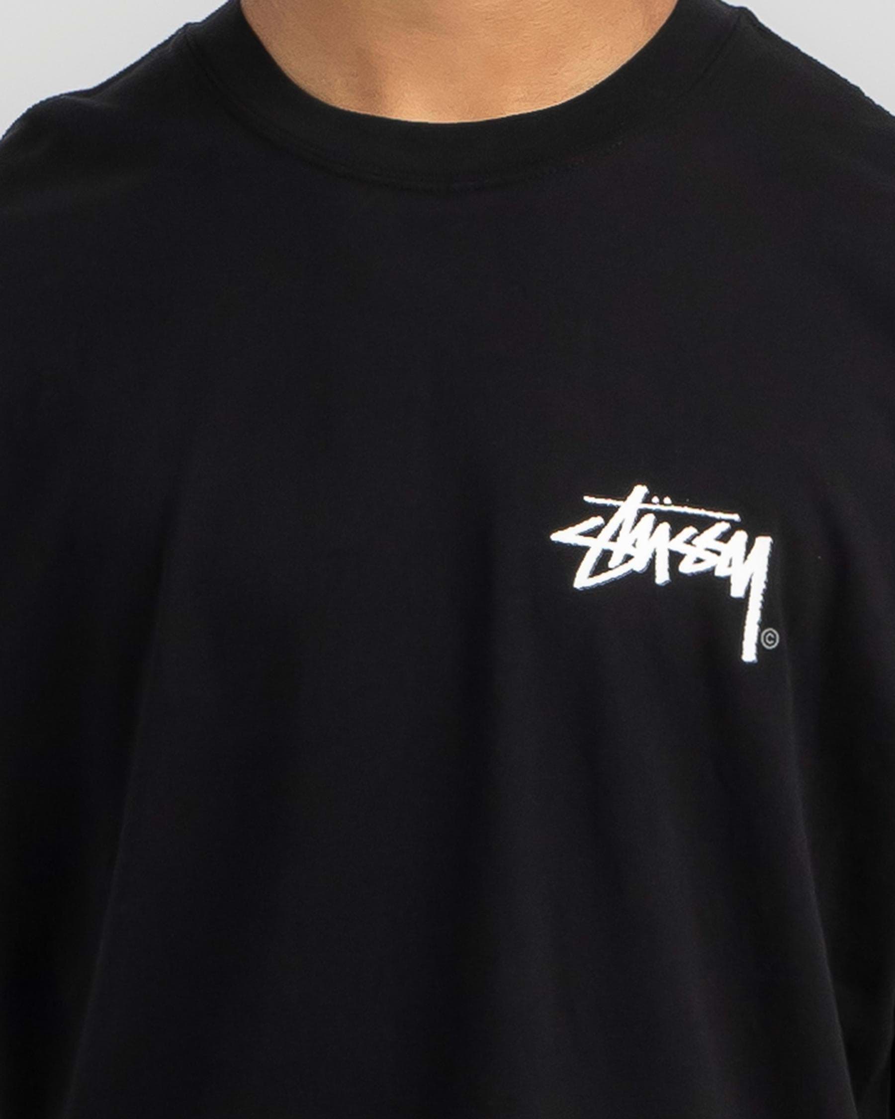 Shop Stussy Shadow Stock Muscle Tank In Black - Fast Shipping & Easy ...