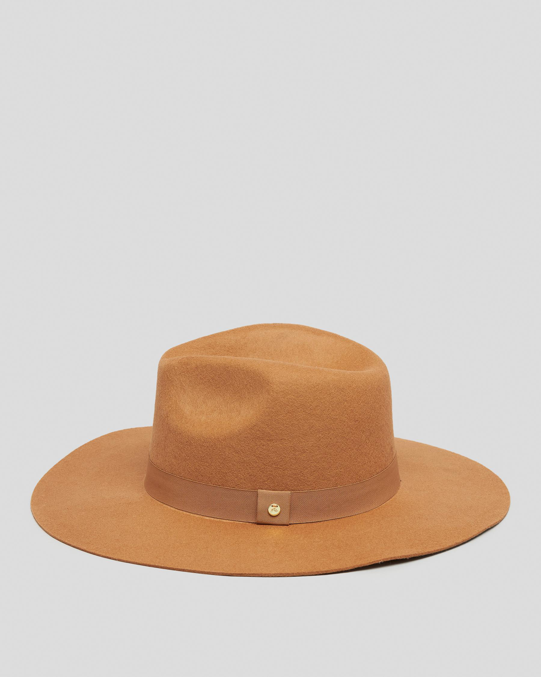 Shop Rusty Gisele Felt Hat In Camel - Fast Shipping & Easy Returns ...