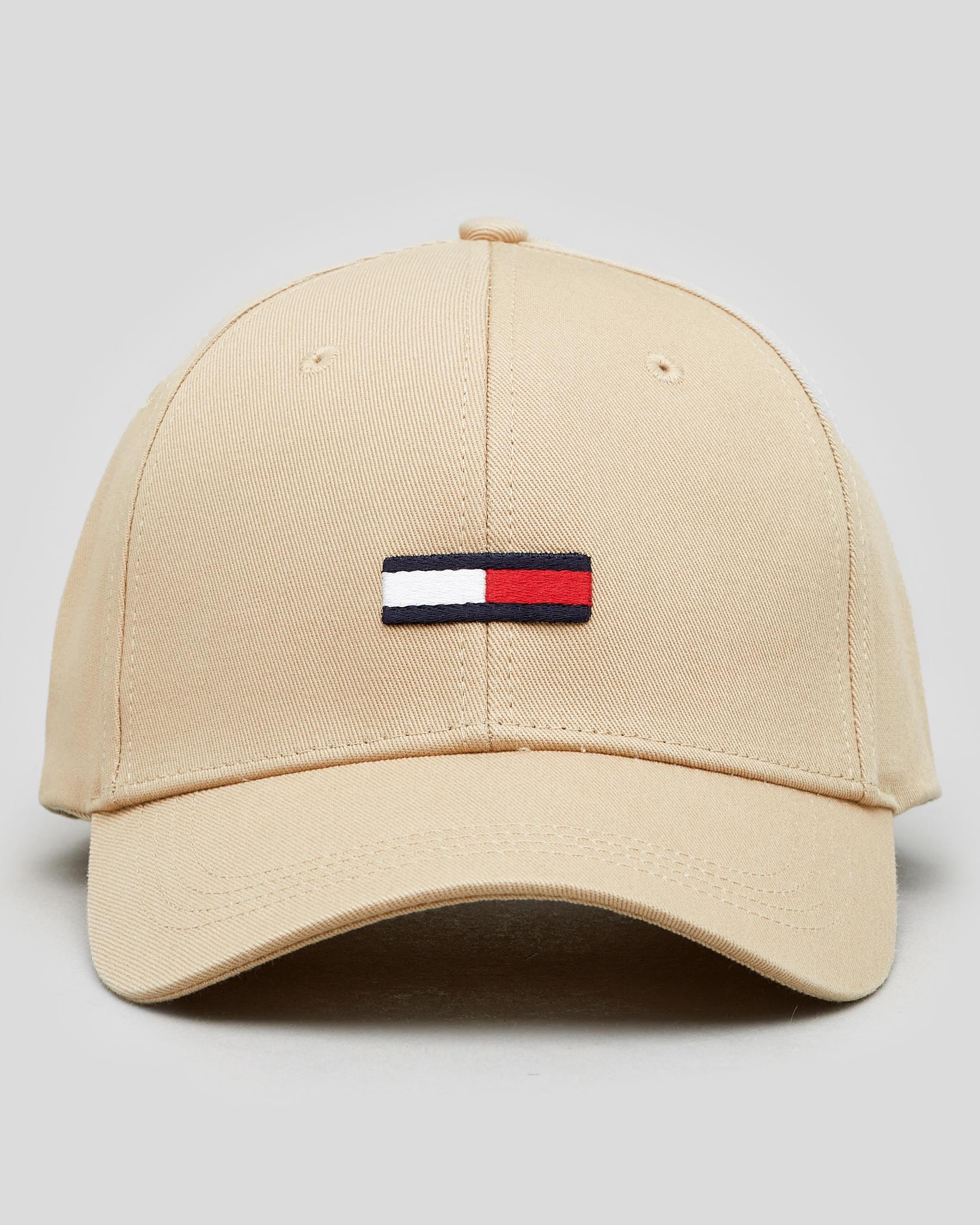 States Easy Hilfiger Beige Soft Flag Tommy - & United City FREE* Beach Cap TJM - In Shipping Returns