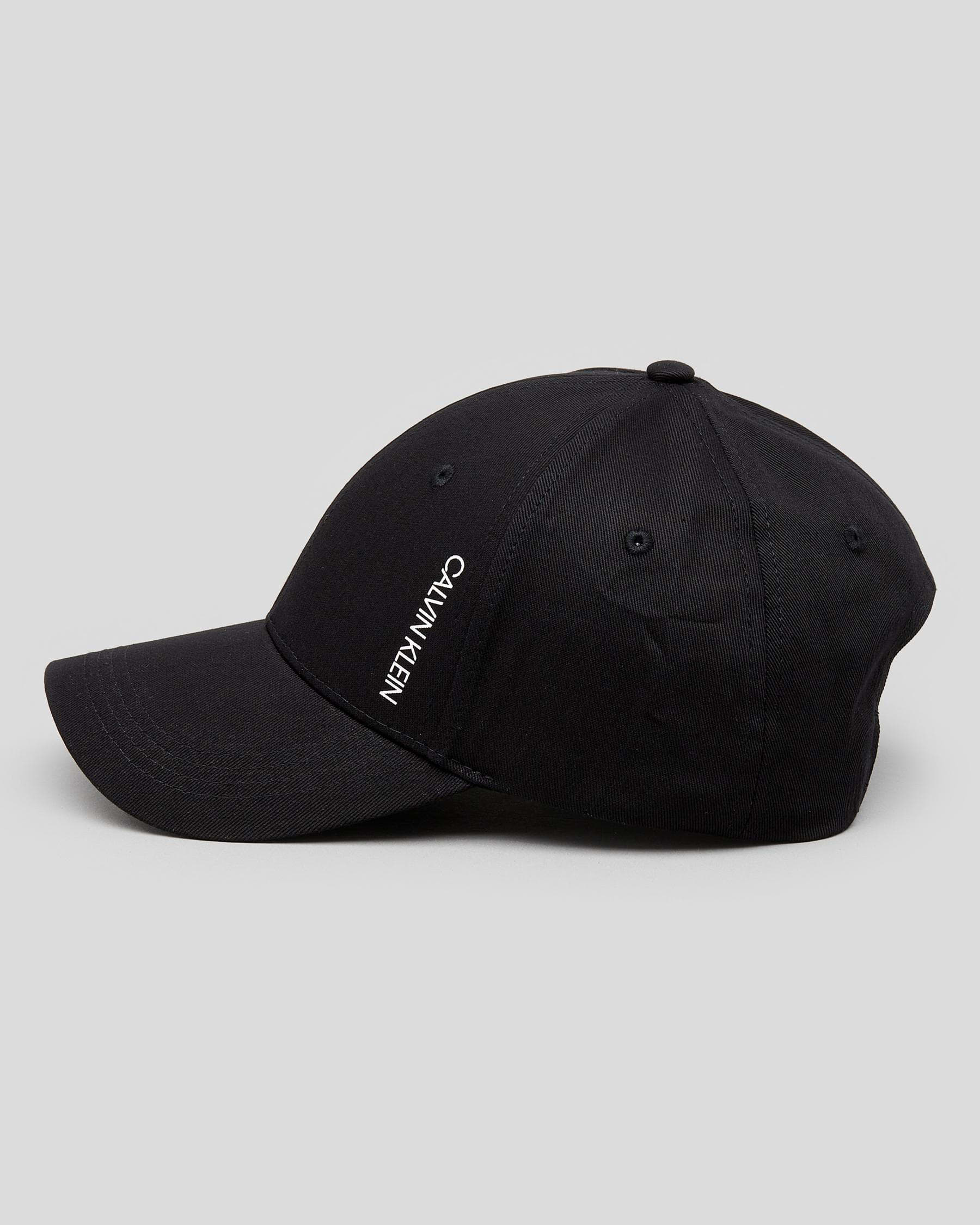 Calvin Klein Baseball Cap In Black - Fast Shipping & Easy Returns ...