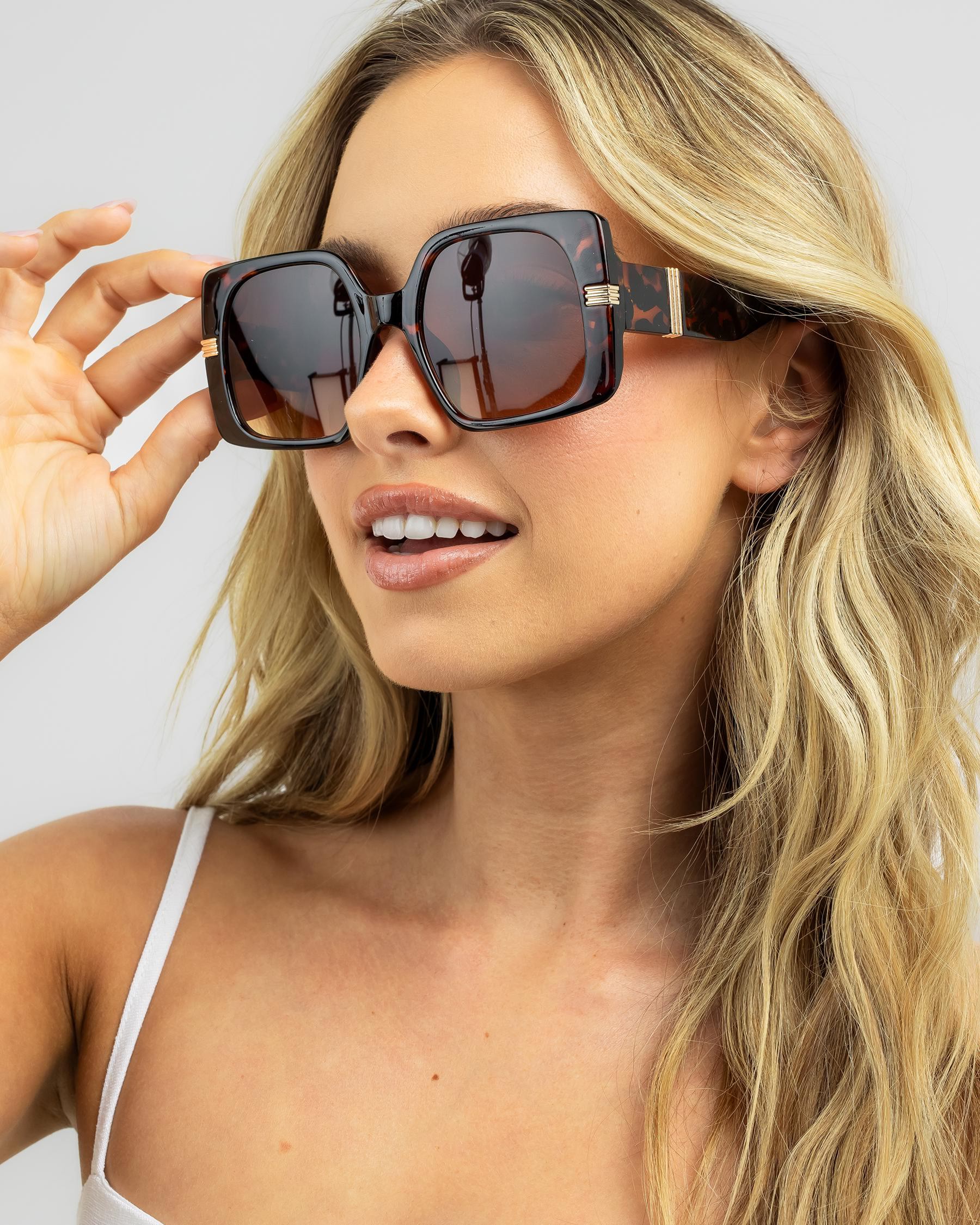 Shop Indie Eyewear Kensington Sunglasses In Tortgd Brown Fast Shipping And Easy Returns City 5603