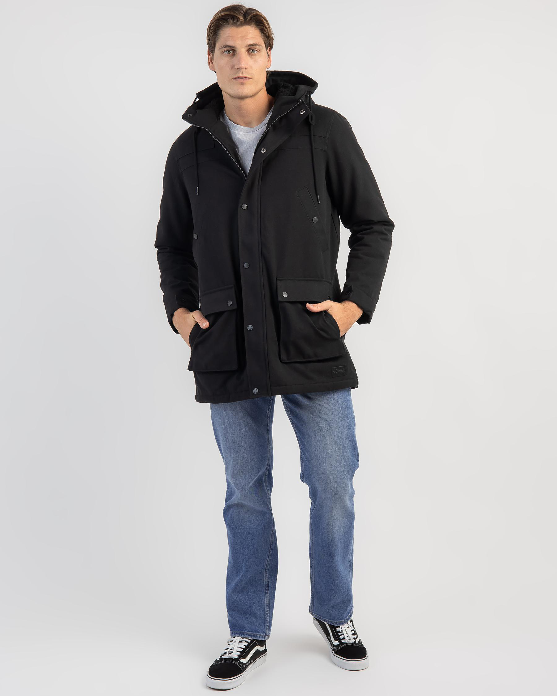 Shop Dexter Blizzard Hooded Jacket In Black - Fast Shipping & Easy ...