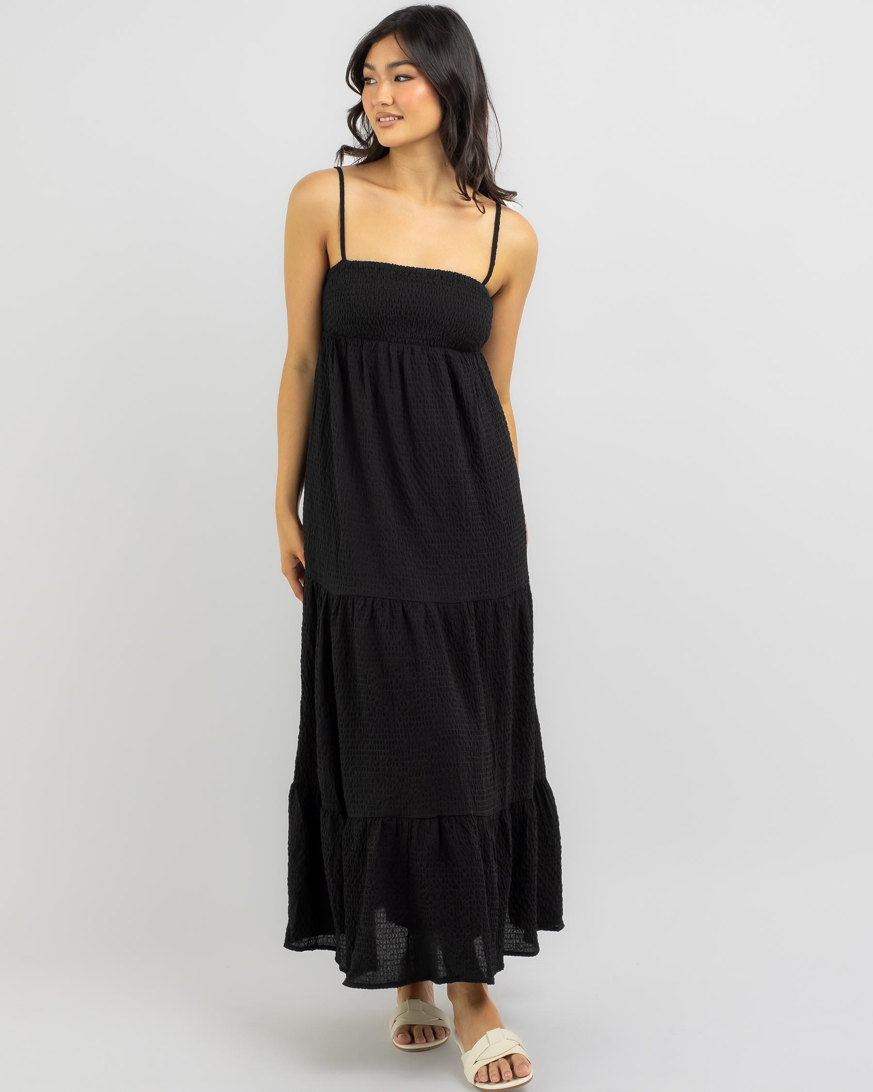 Mooloola Curt Maxi Dress In Black - Fast Shipping & Easy Returns - City ...