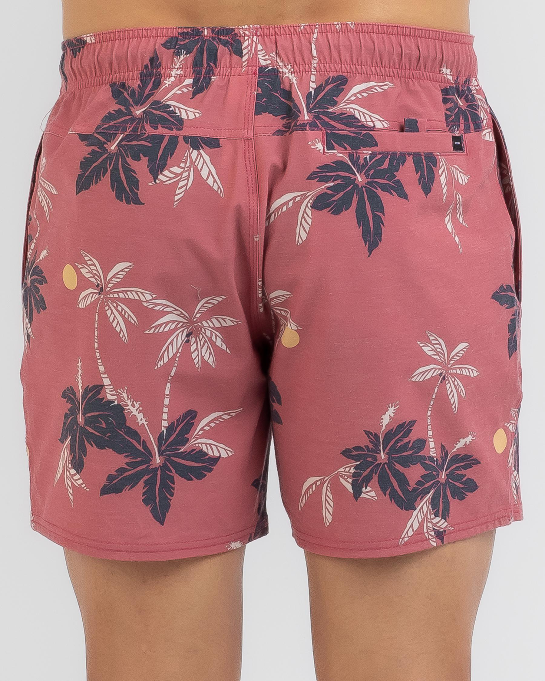 Shop Rip Curl Sumatra Volley Elastic Waist Board Shorts In Dusty ...