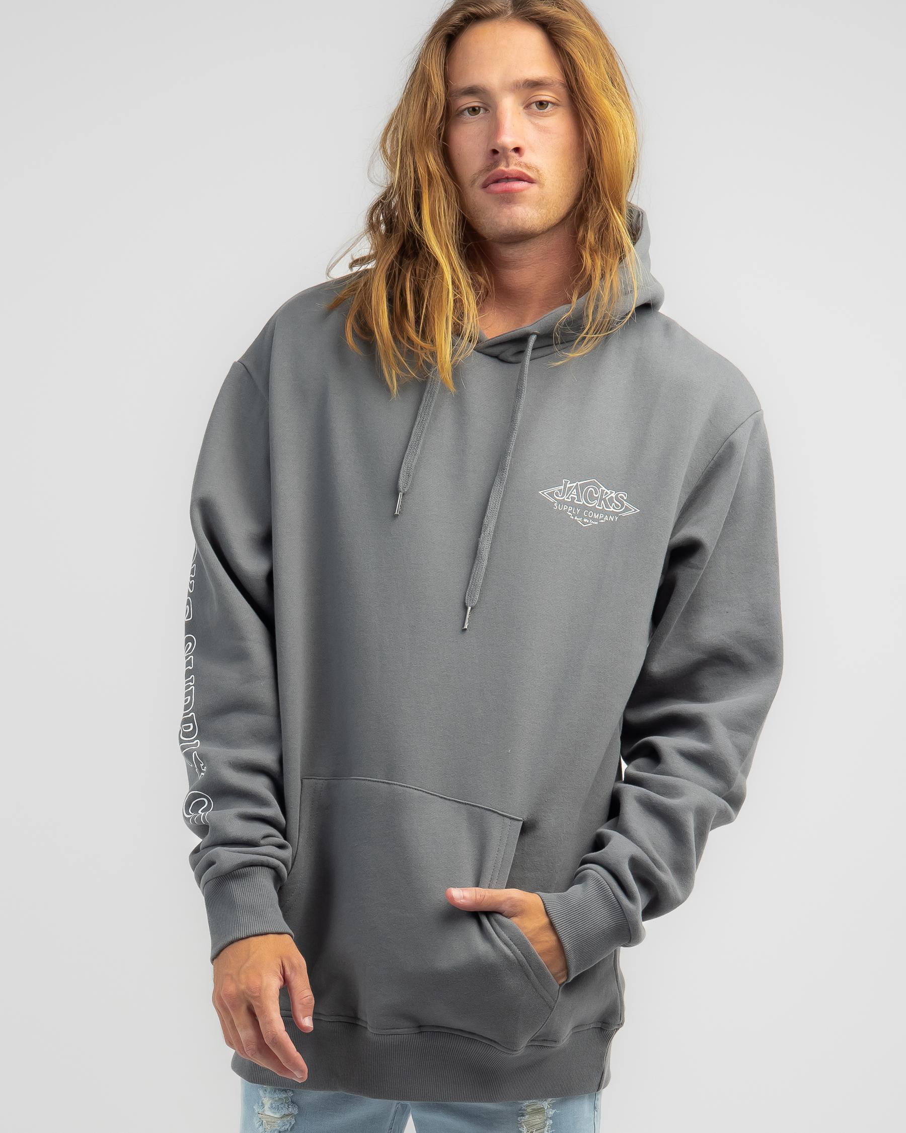 Shop Jacks Cypher Hoodie In Charcoal - Fast Shipping & Easy Returns ...