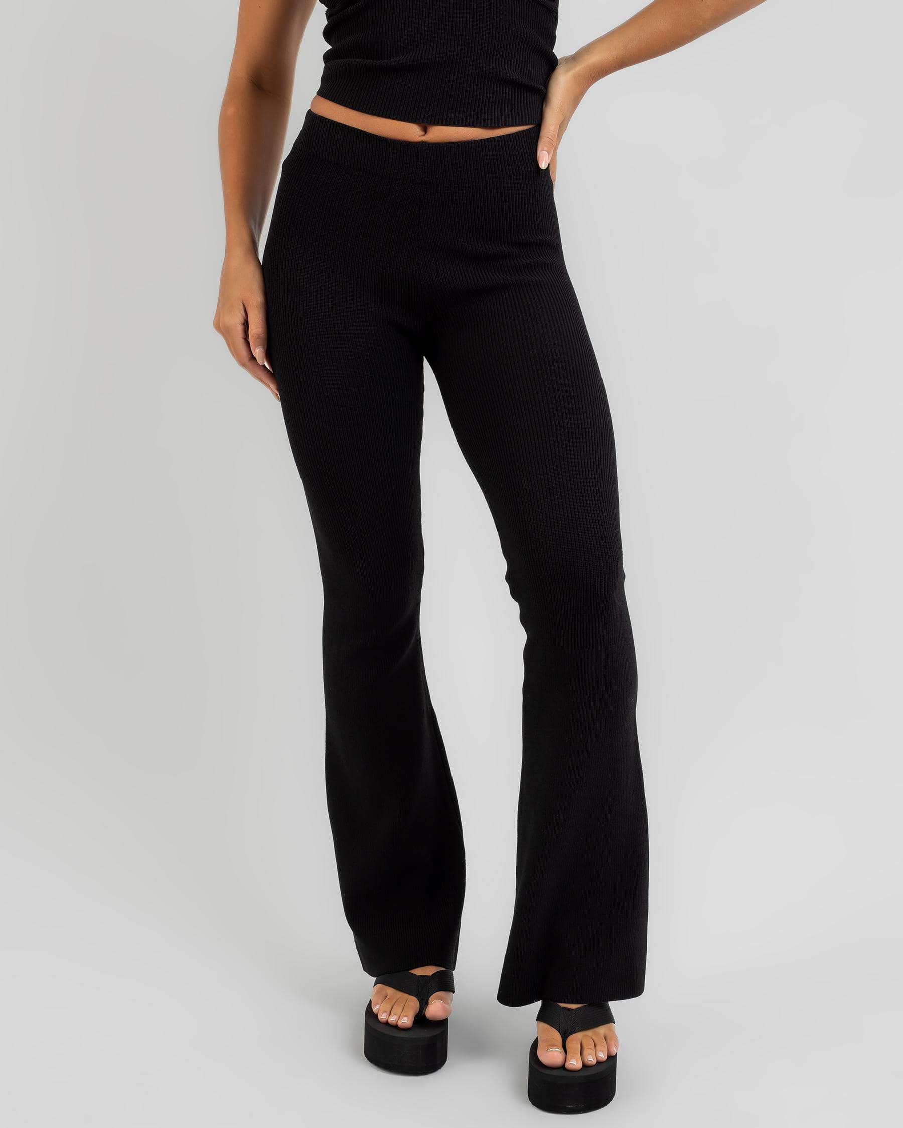Shop Mooloola Bee Lounge Pants In Black - Fast Shipping & Easy Returns ...