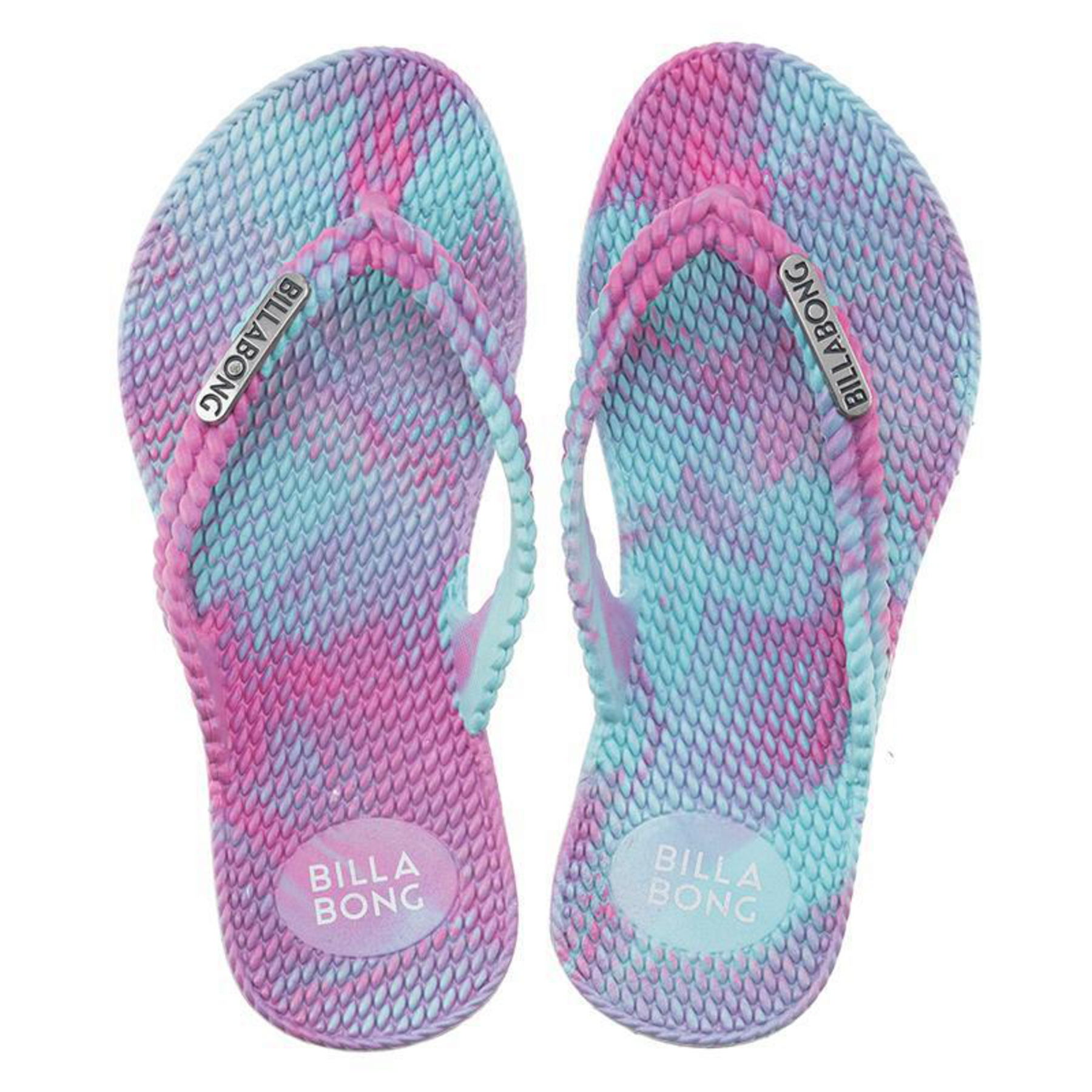 Billabong Girls Kicks Marble Thongs In Ice Pink Fast Shipping And Easy Returns City Beach 