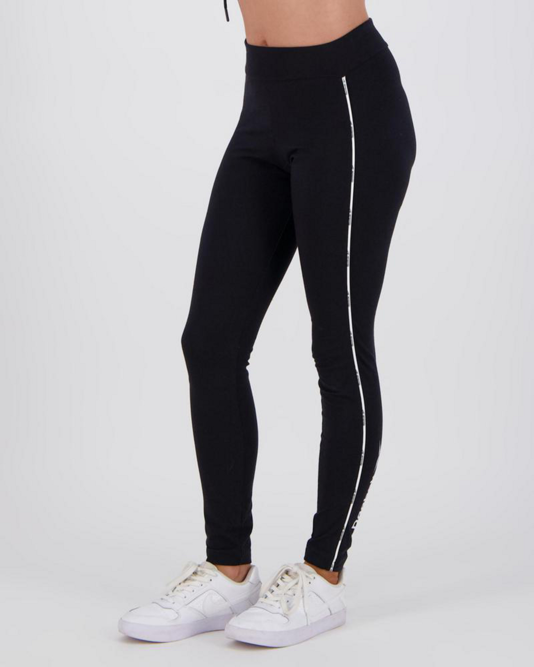 Shop Reebok Linear Leggings In Black - Fast Shipping & Easy Returns ...