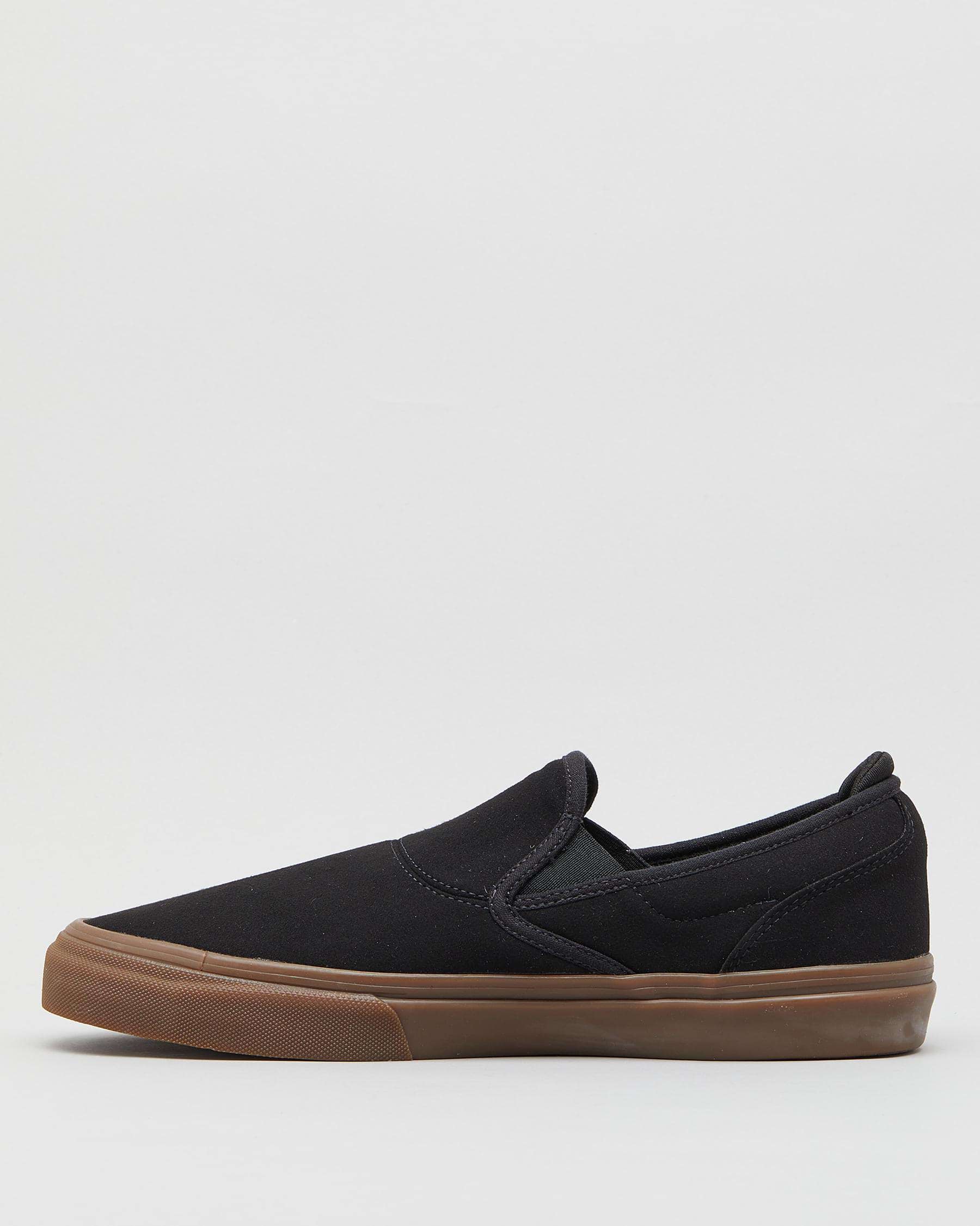 Shop Emerica Wino G6 Shoes In Black/black/gum - Fast Shipping & Easy ...